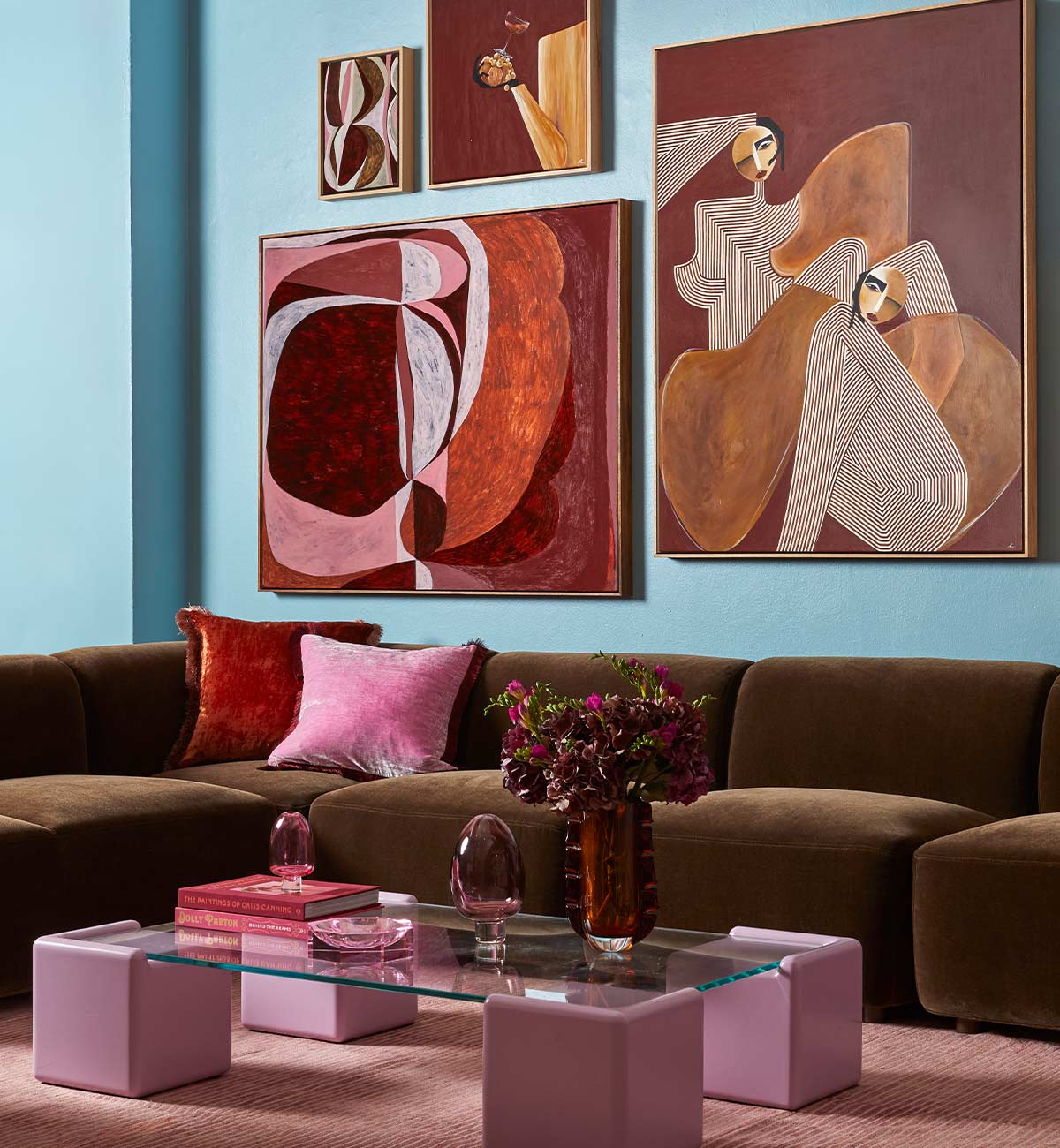 Utopia Cushion In Fuchsia - Image 5