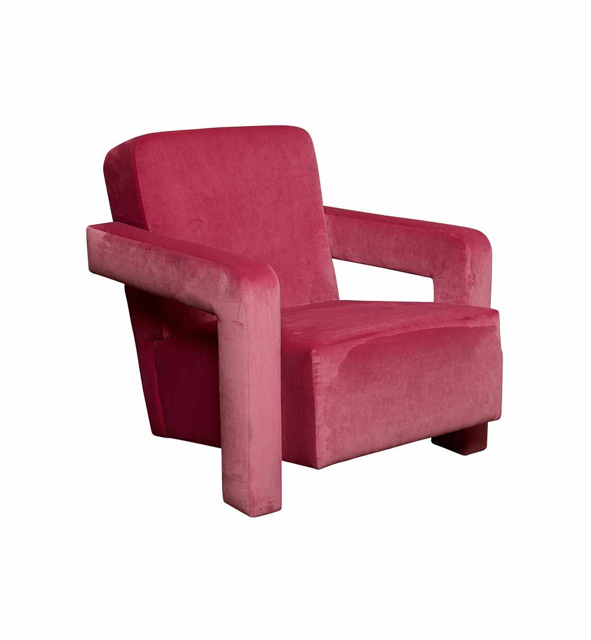 Betsy Armchair In Pink Luxe Velvet
