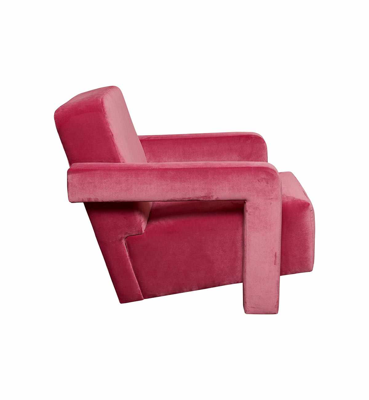 Betsy Armchair In Pink Luxe Velvet - Image 10