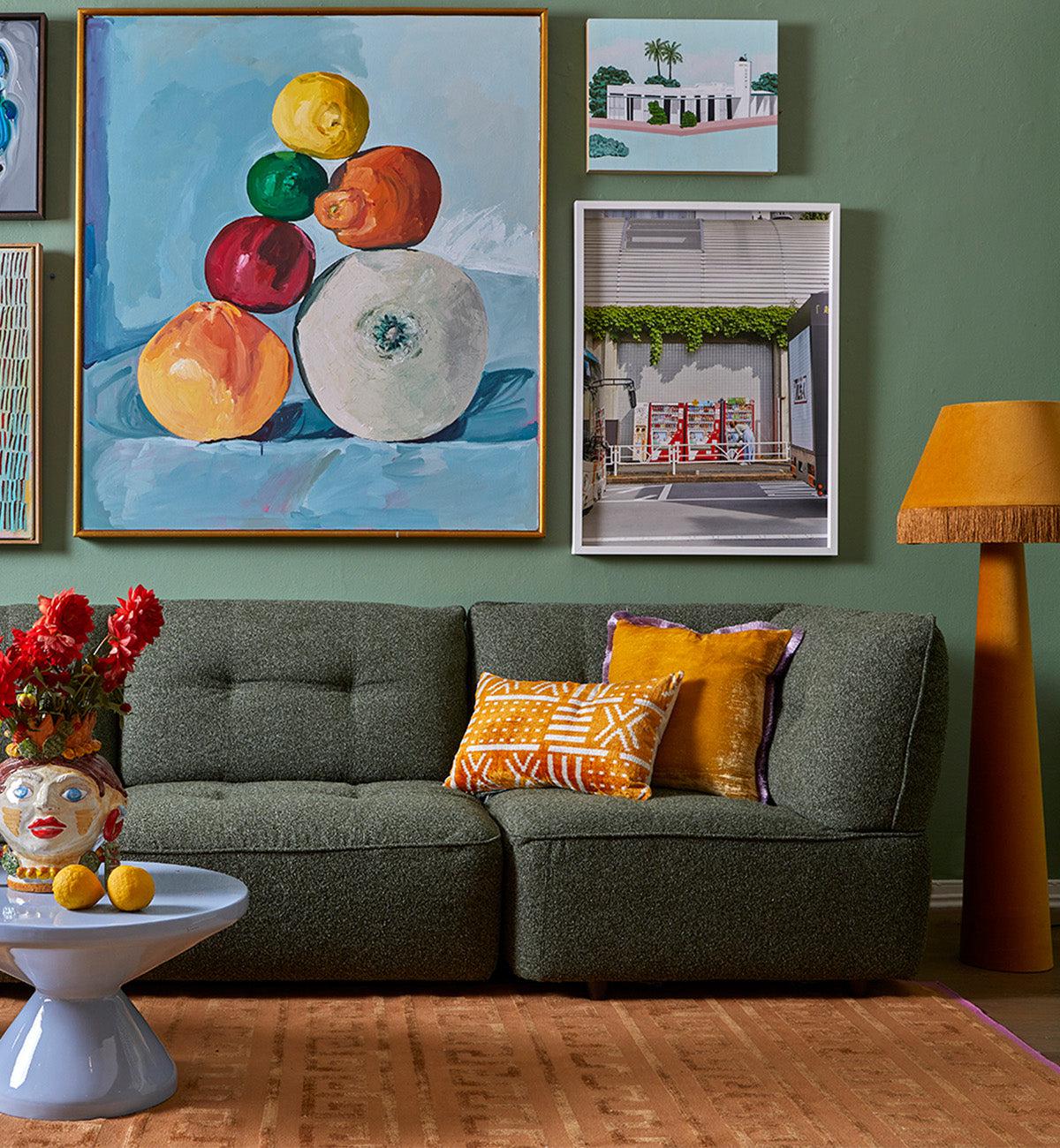 Brady Floor Lamp In Mustard - Image 11