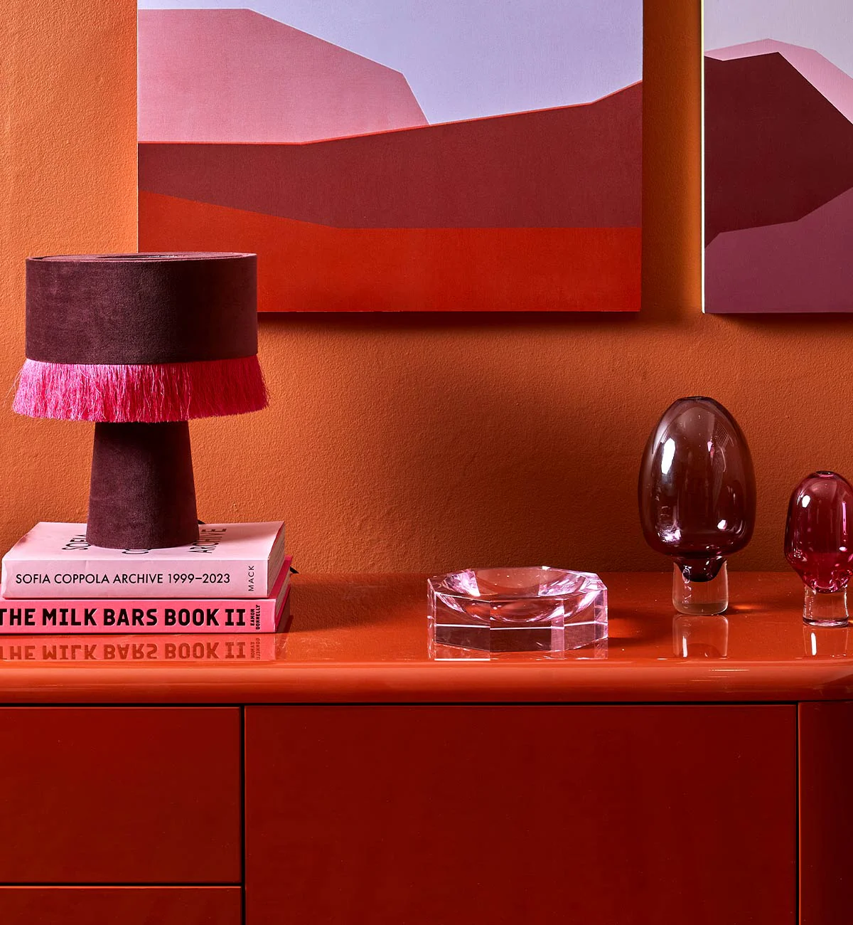 Brady Table Lamp In Chocolate - Image 2