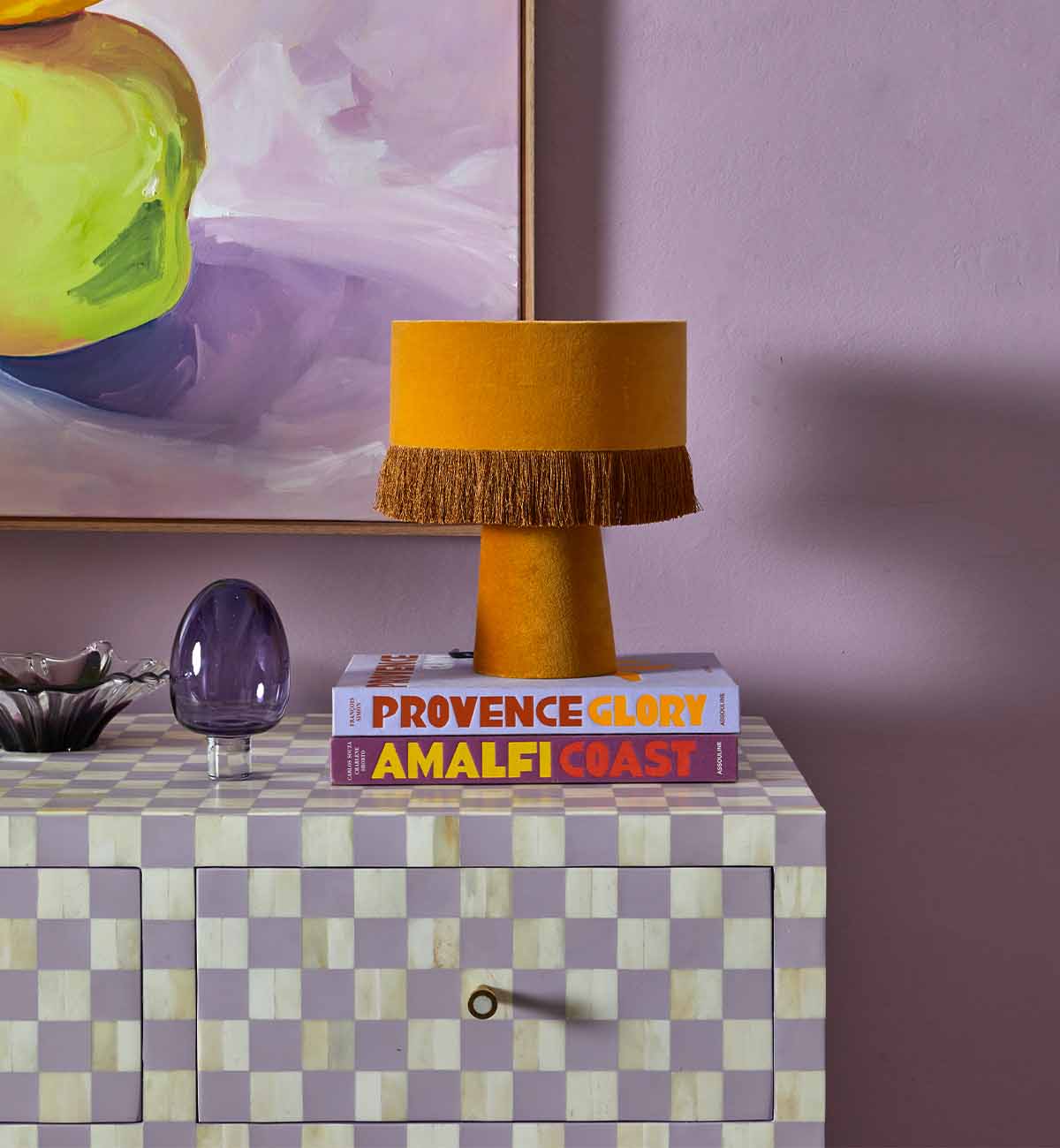 Brady Table Lamp In Mustard - Image 7