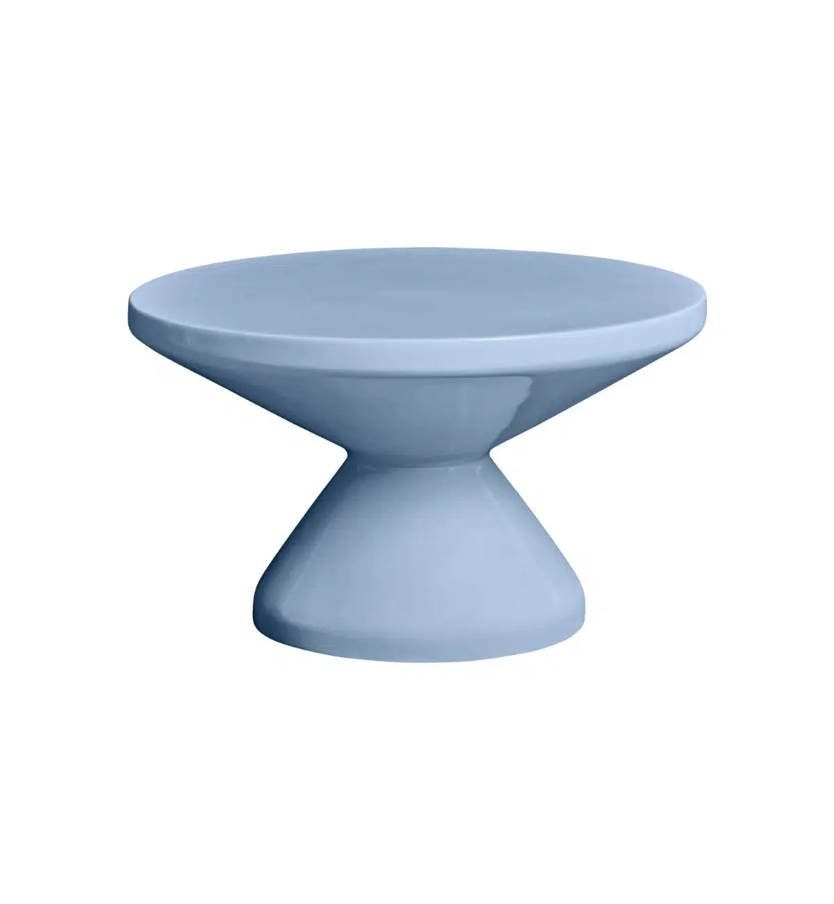 Button Coffee Table In French Blue