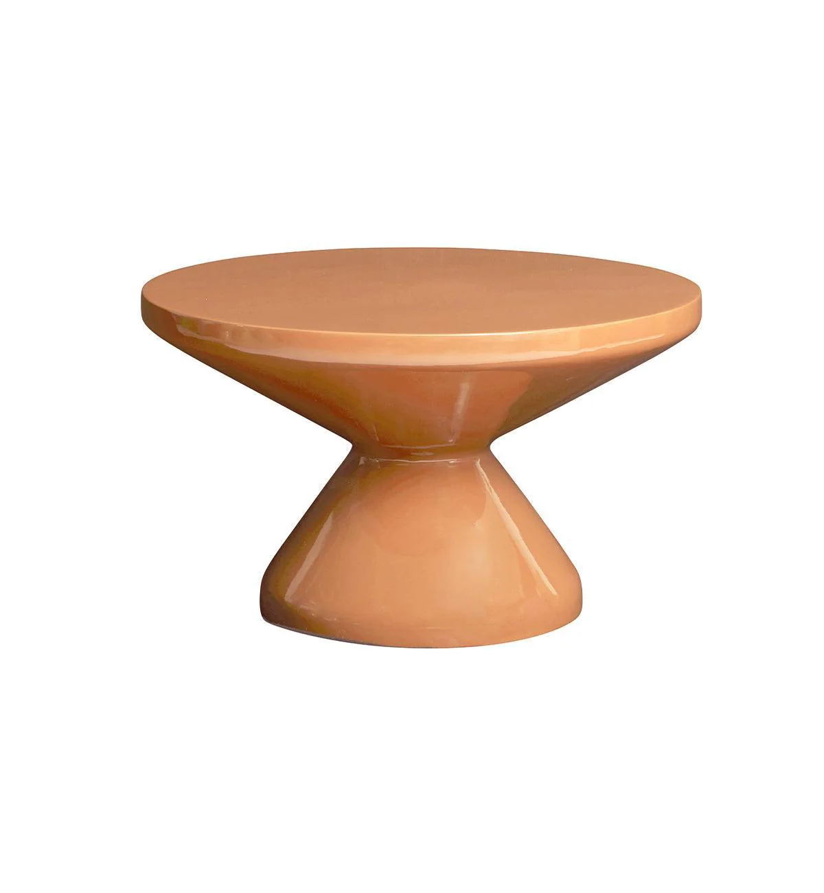 Button Coffee Table In Terracotta