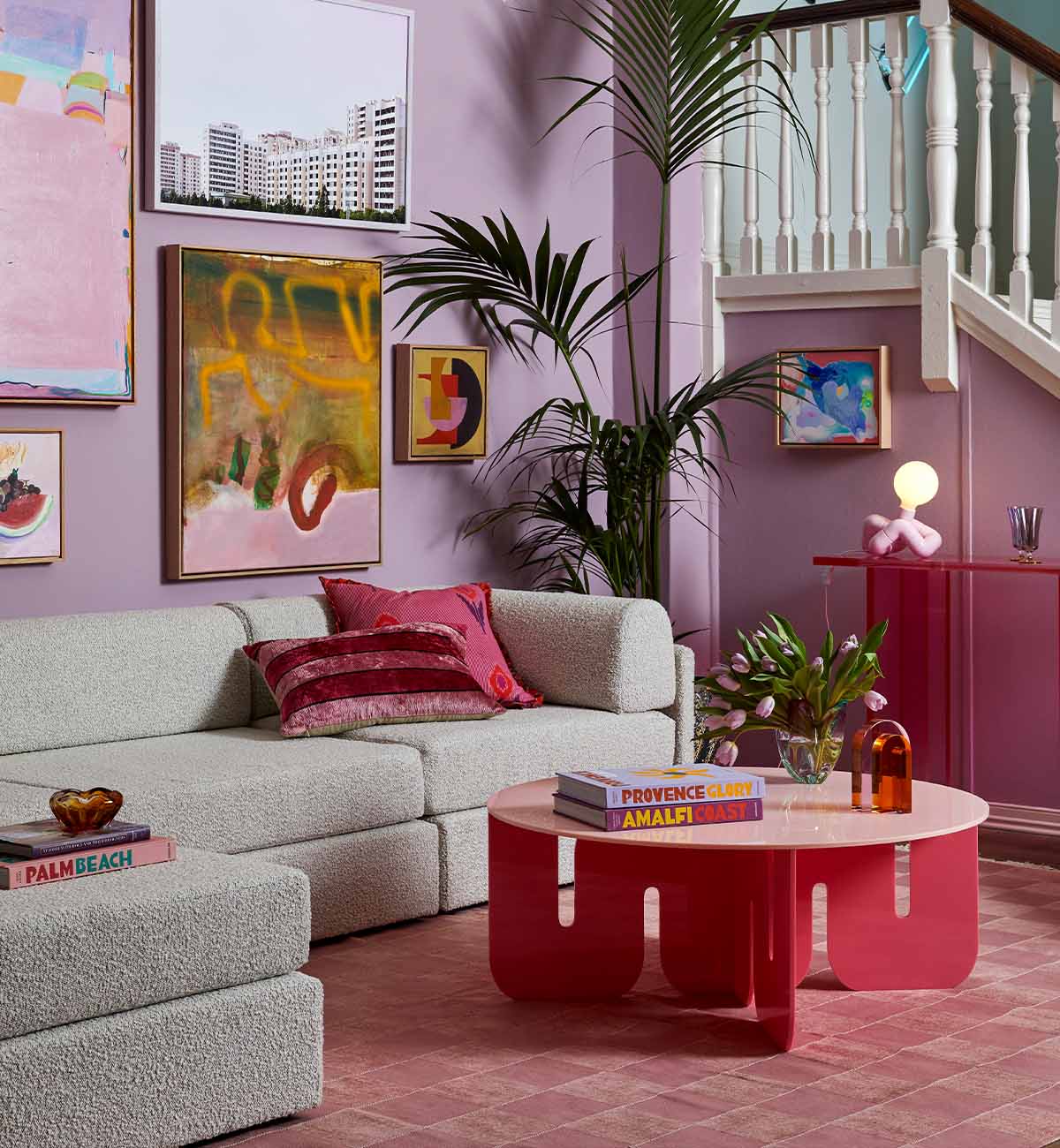 Checkerboard Dhurrie In Rose - Image 3