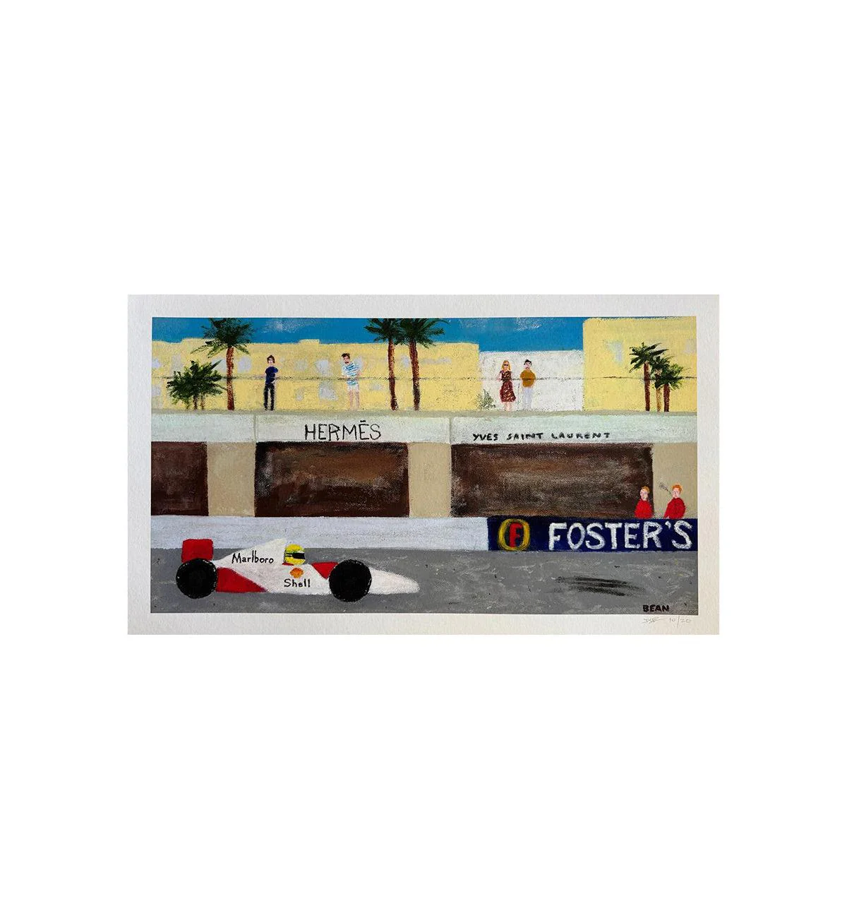 Dan Bean - 90 Monaco GP - Limited Edition Print - Image 3