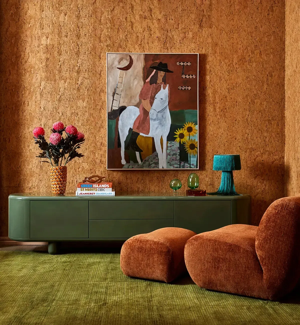 Daydreamer Lounge Chair in Caramel - Image 3