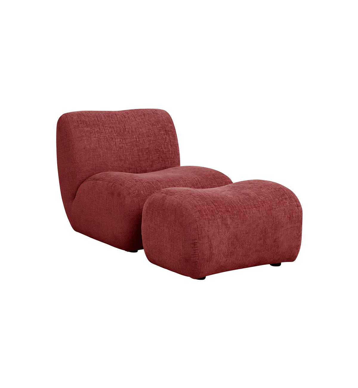 Daydreamer Ottoman in Sangria - Image 3