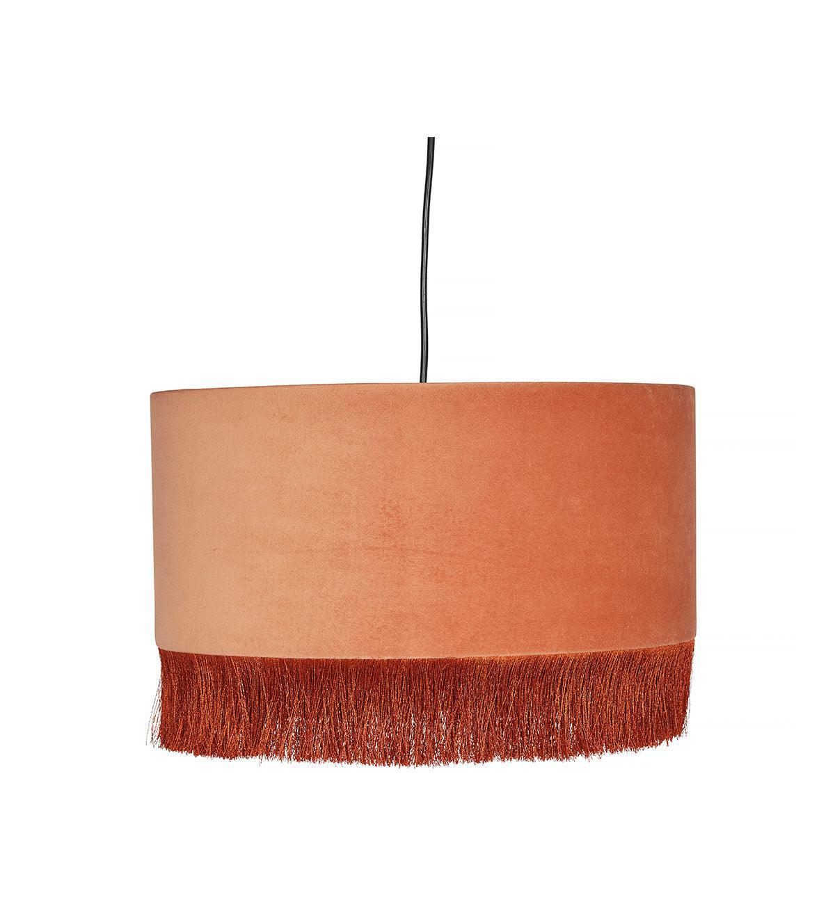 Brady Pendant  Lamp In Apricot