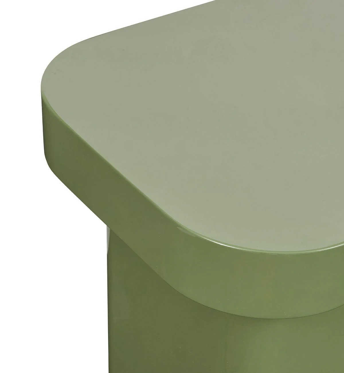 Juno Glossy Console in Olive - Image 3