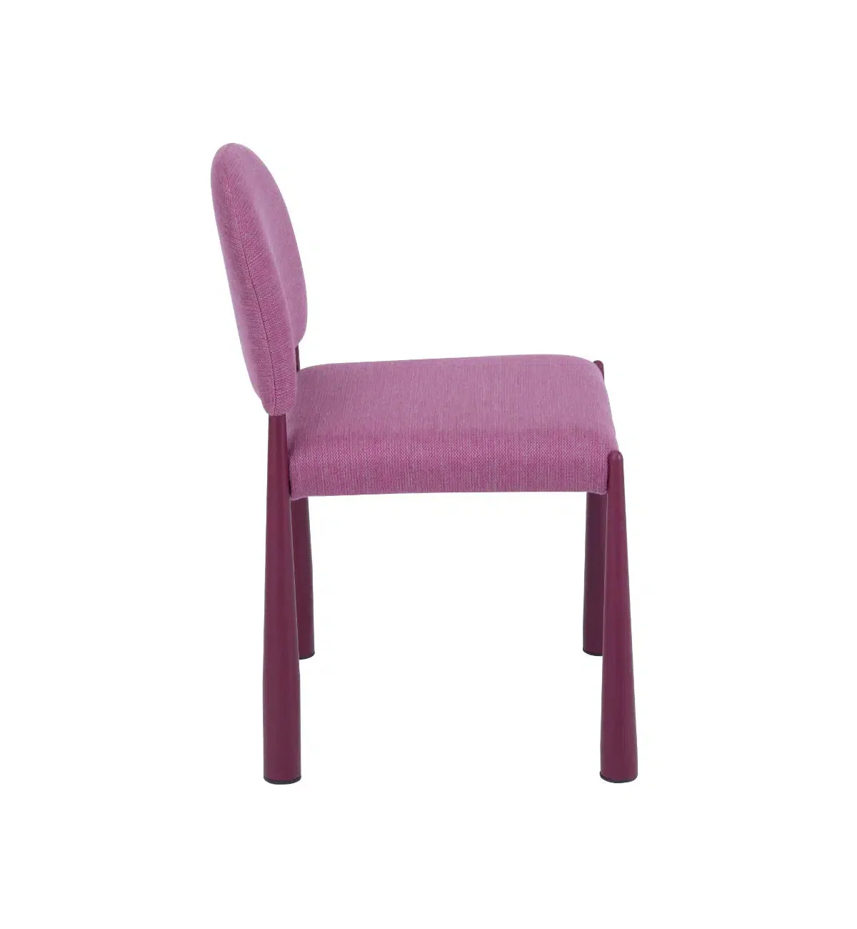 Lenny Dining Chair In Berry - Image 6