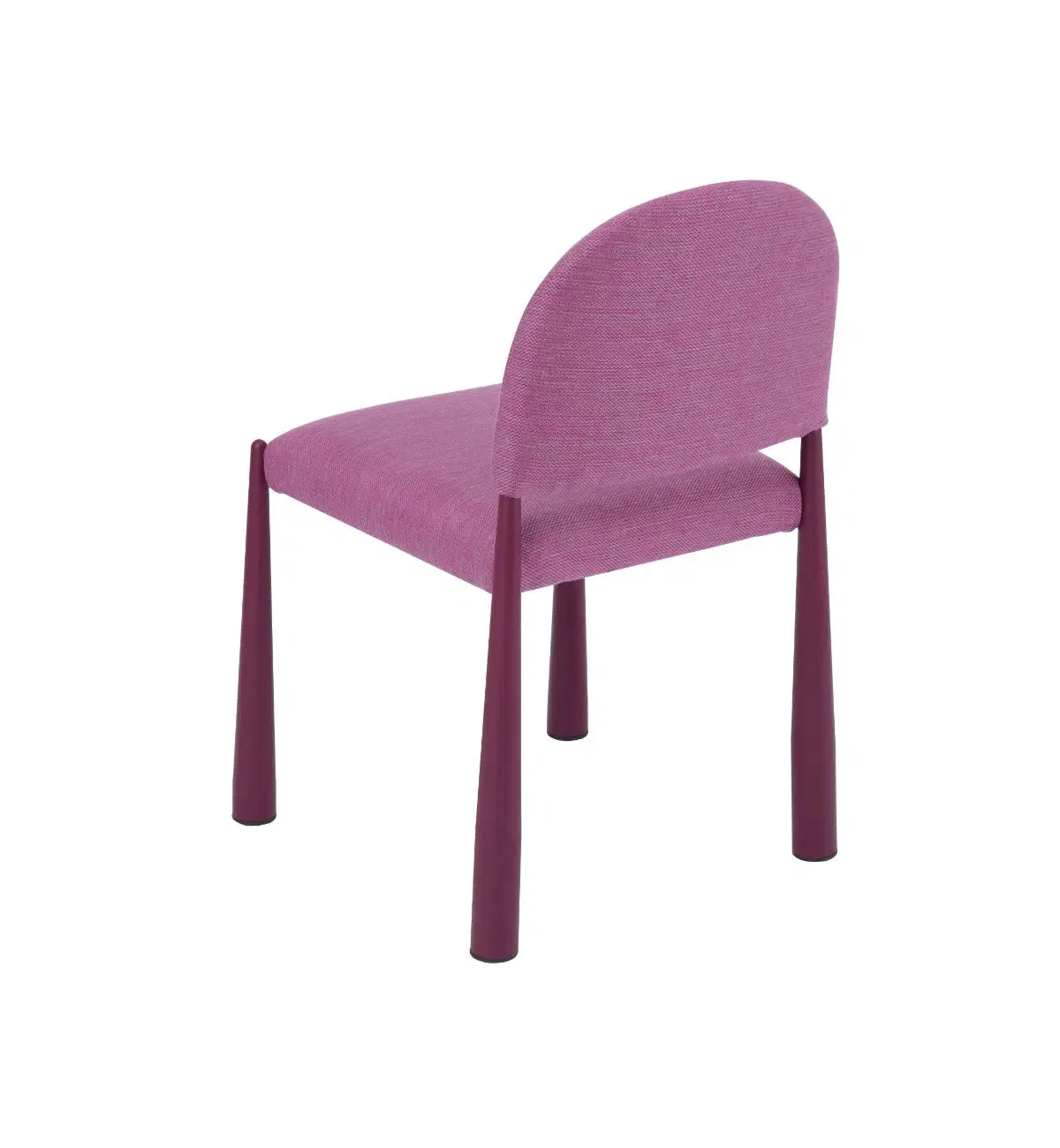 Lenny Dining Chair In Berry - Image 8