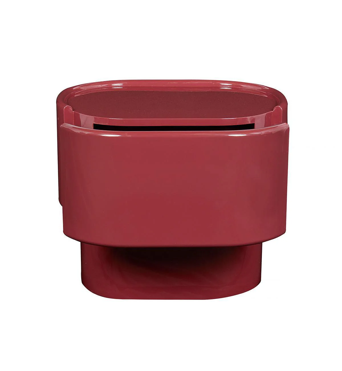 Lull Glossy Bedside Table In Pinot - Image 3
