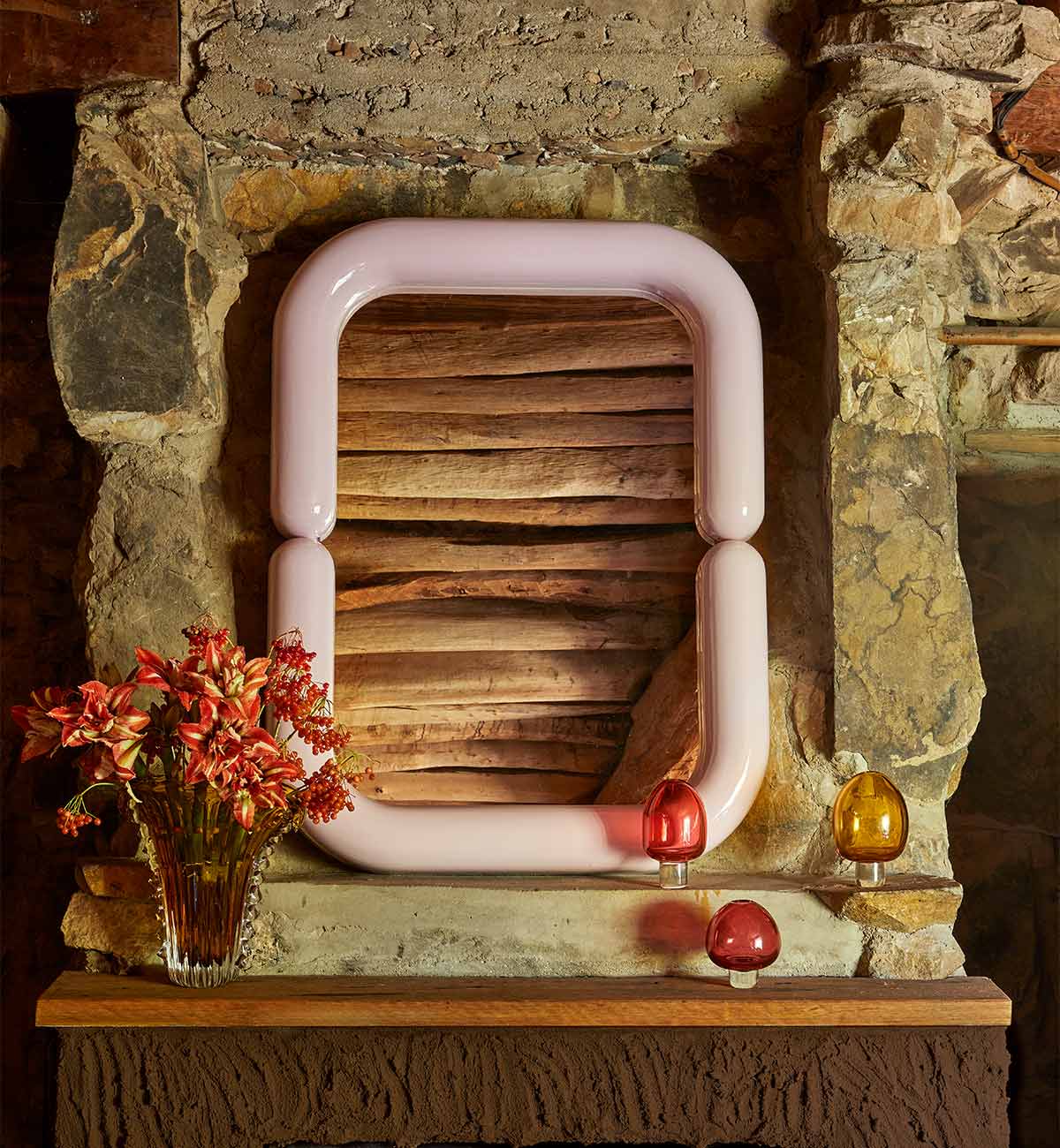 Luna Glossy Mirror in Sweetpea - Image 2