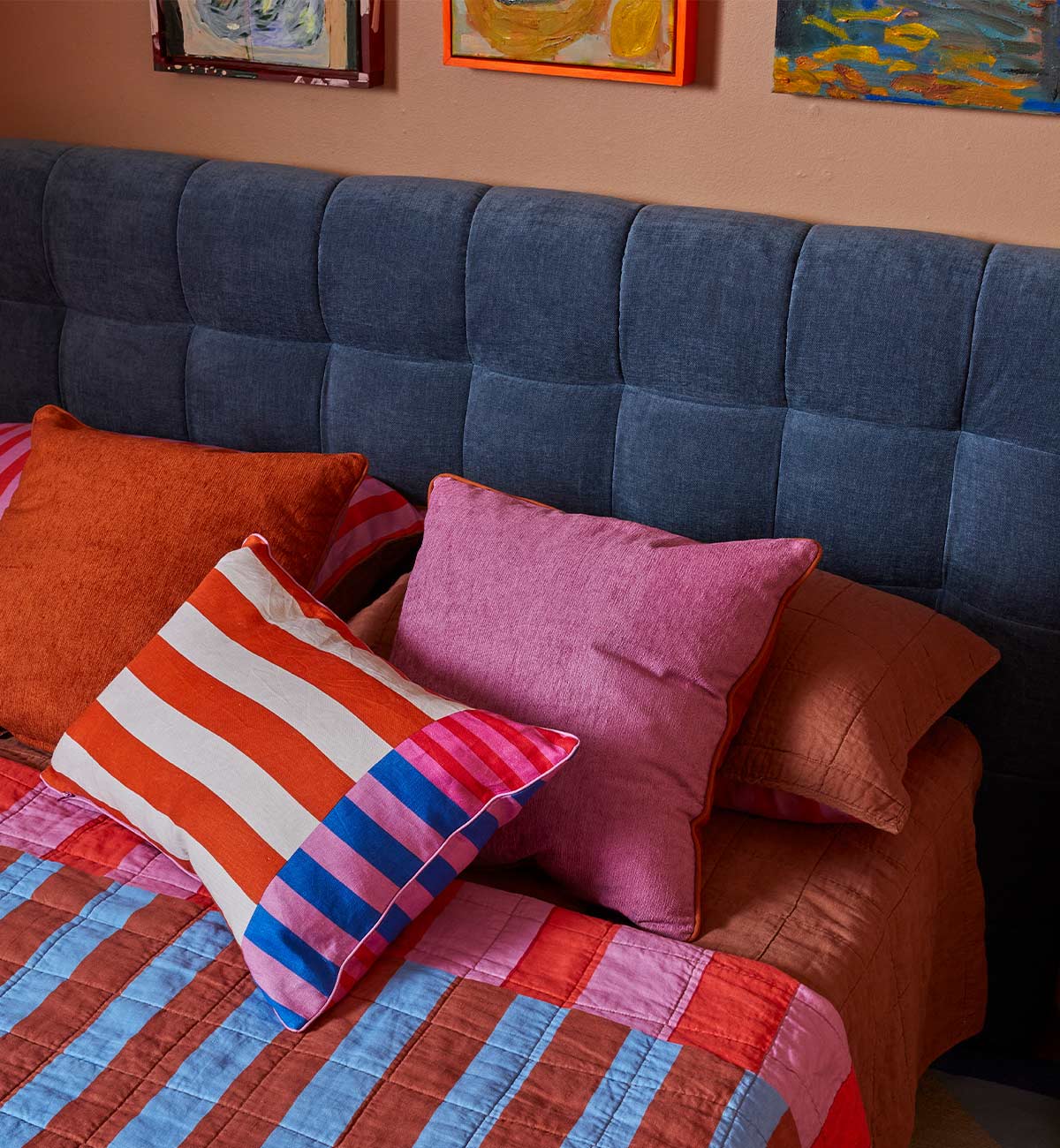 Marshmallow Bed Head In Azure - Image 3