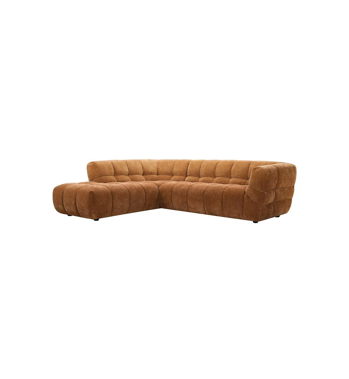 Marshmallow Modular Sofa - LHF Chaise in Chestnut - Image 5