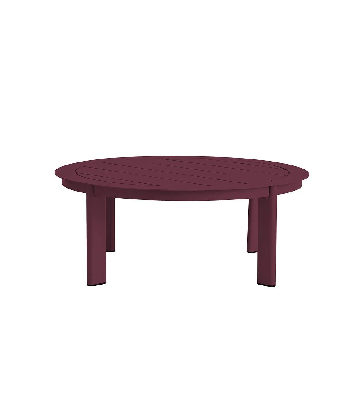 Low Down Coffee Table in Aubergine