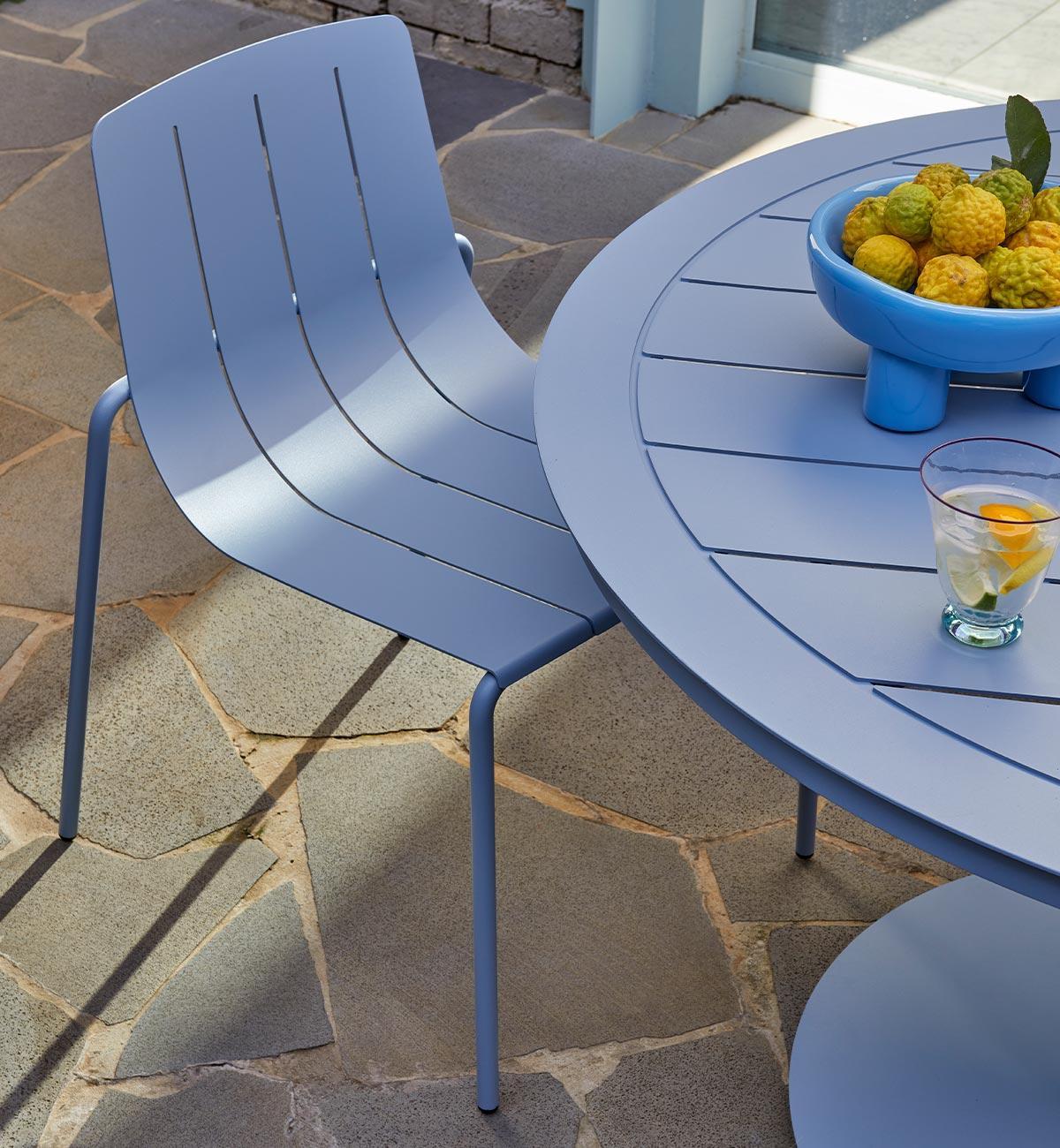 Slim Dining Chair In Sea Mist - Image 2