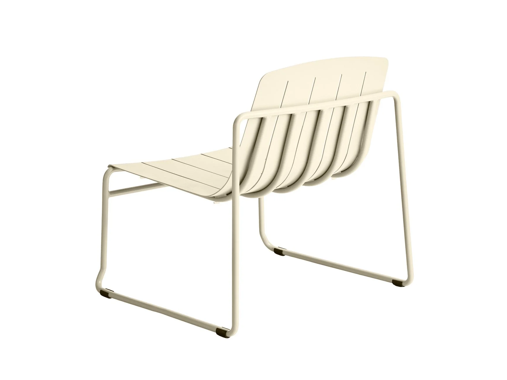 Slim Lounge Chair In Ecru - Image 3