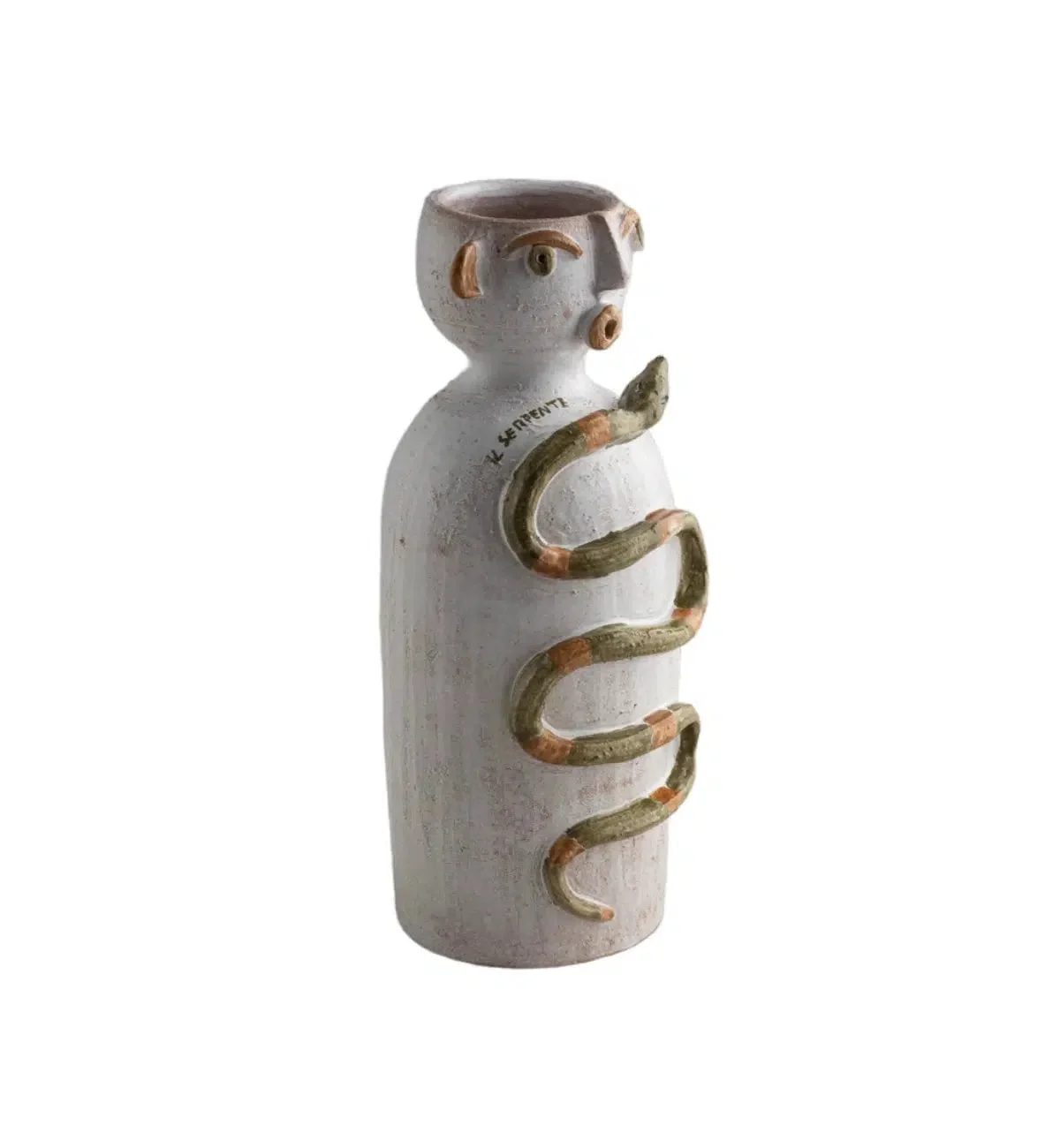 Patrizia Italiano - 'Uomo con il serpentt colorato' - Glazed - Image 5