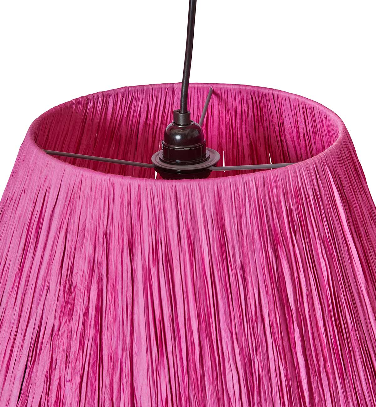 Raffy Pendant Lamp In Fucshia - Image 2