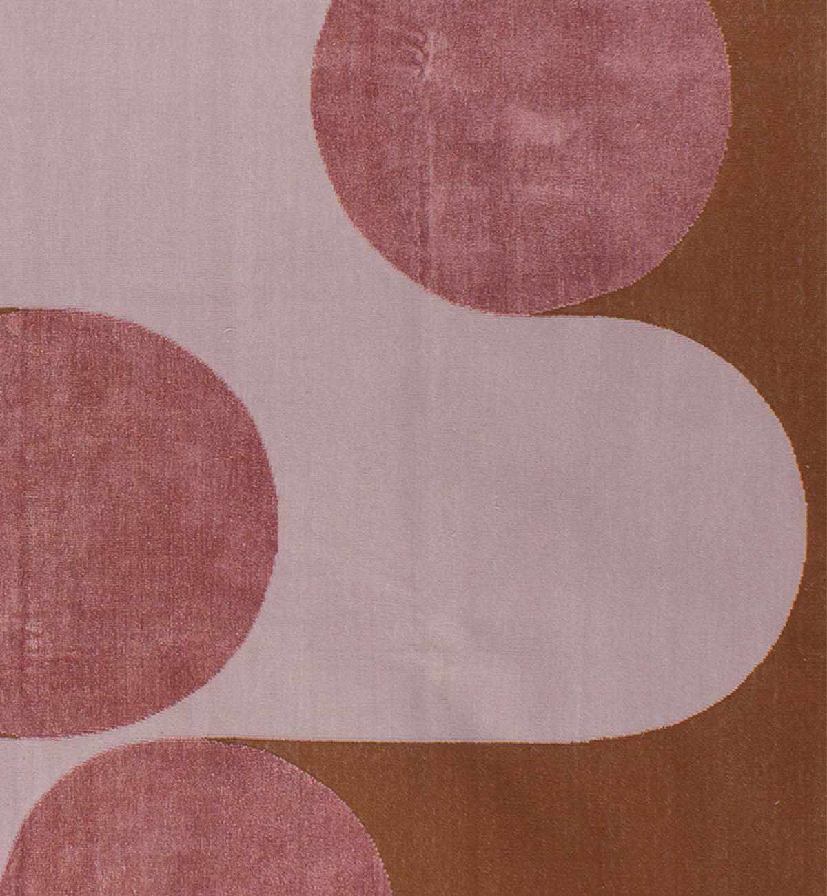 Retro Dhurrie In Rose & Mustard - Image 6