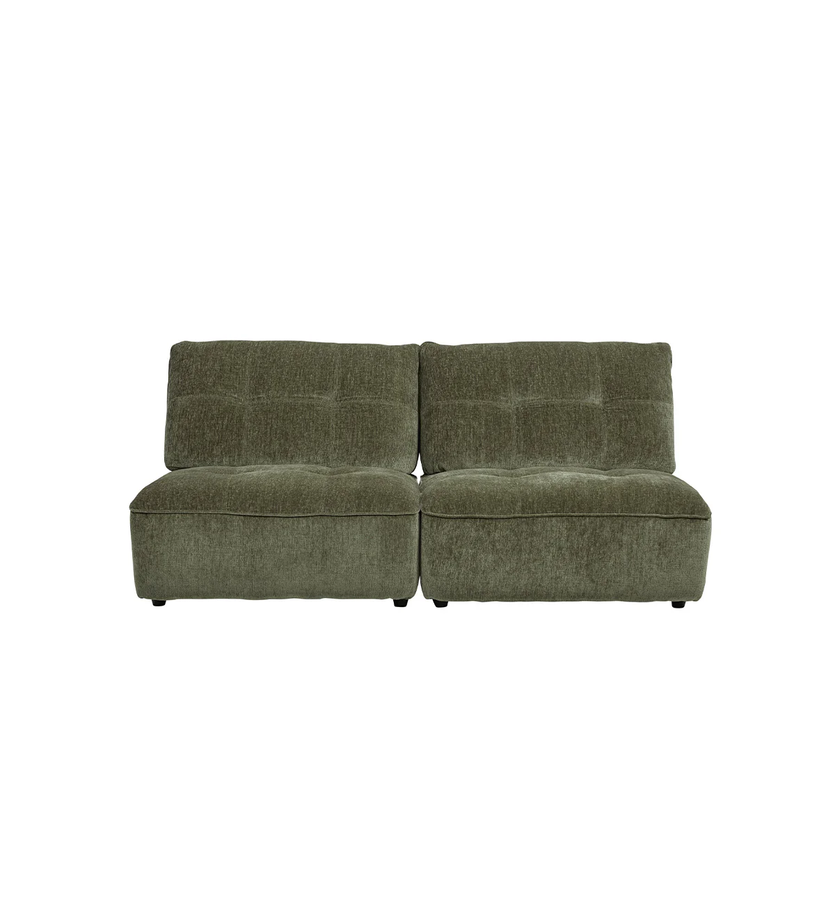 Roommate Sofa - 2 Piece Armless in  Moss
