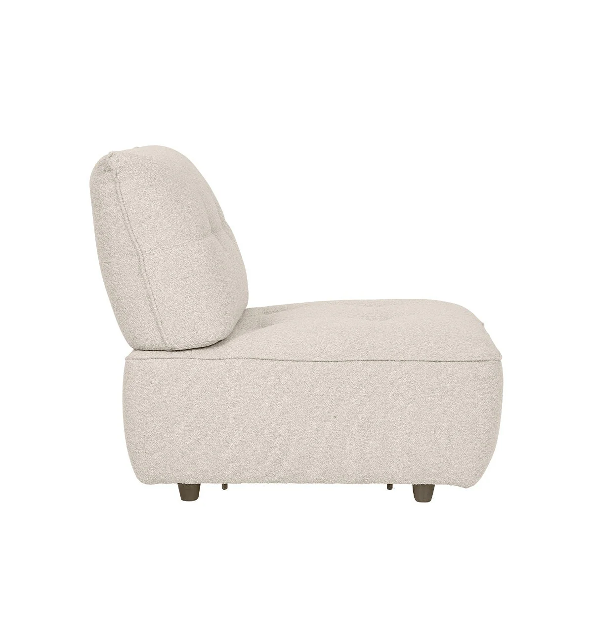 Roommate Sofa - 3 Piece Armless In Ecru - Image 5