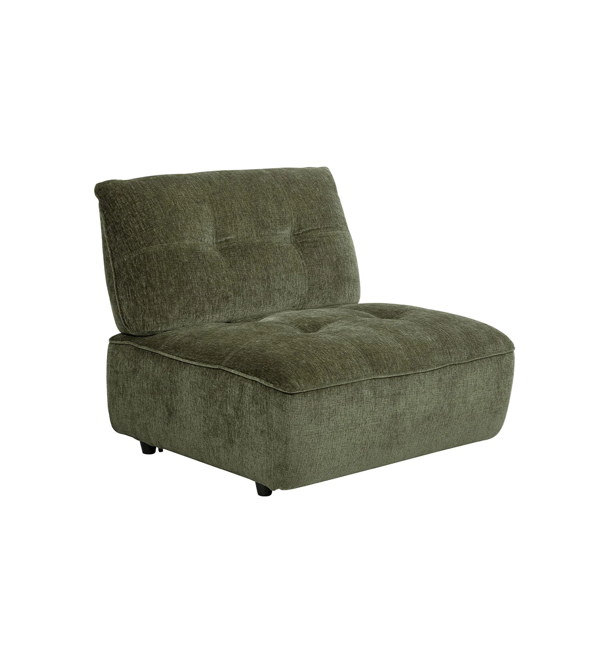 Roommate Sofa - 3 Piece Armless in Moss - Image 2