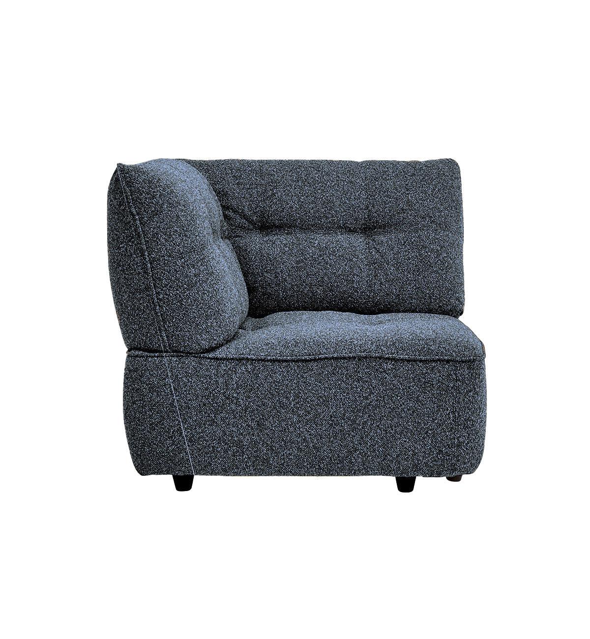 Roommate Sofa - 5 Piece L-Shape + Chaise In Indigo - Image 3