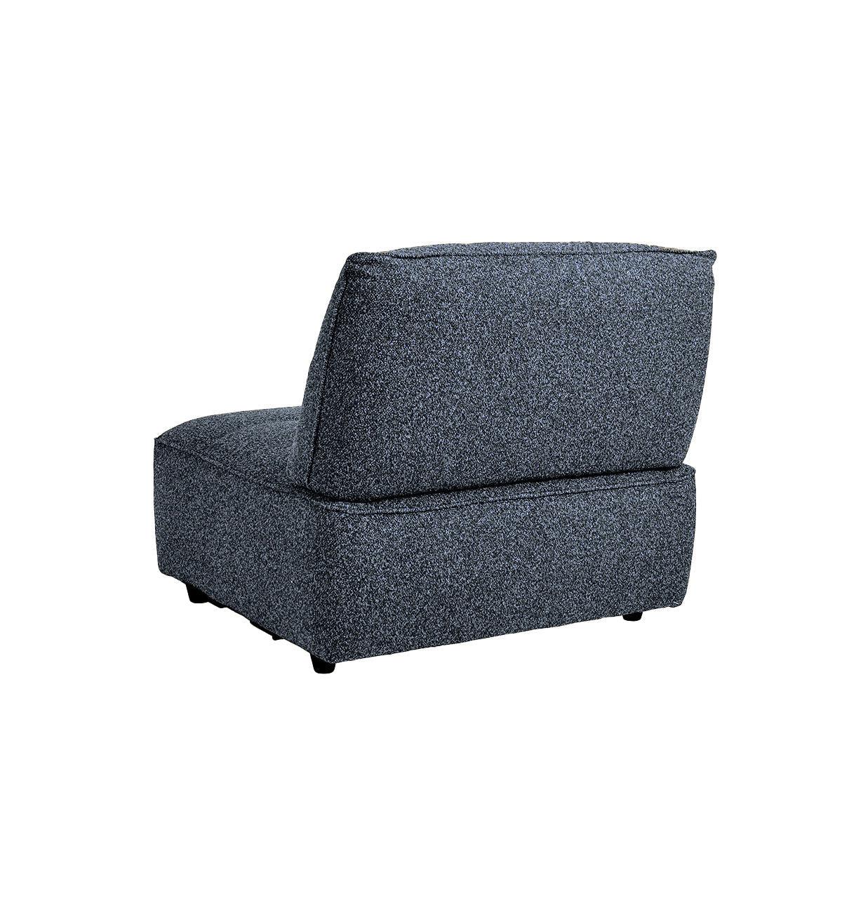 Roommate Sofa - Armless Chair In Indigo - Image 4