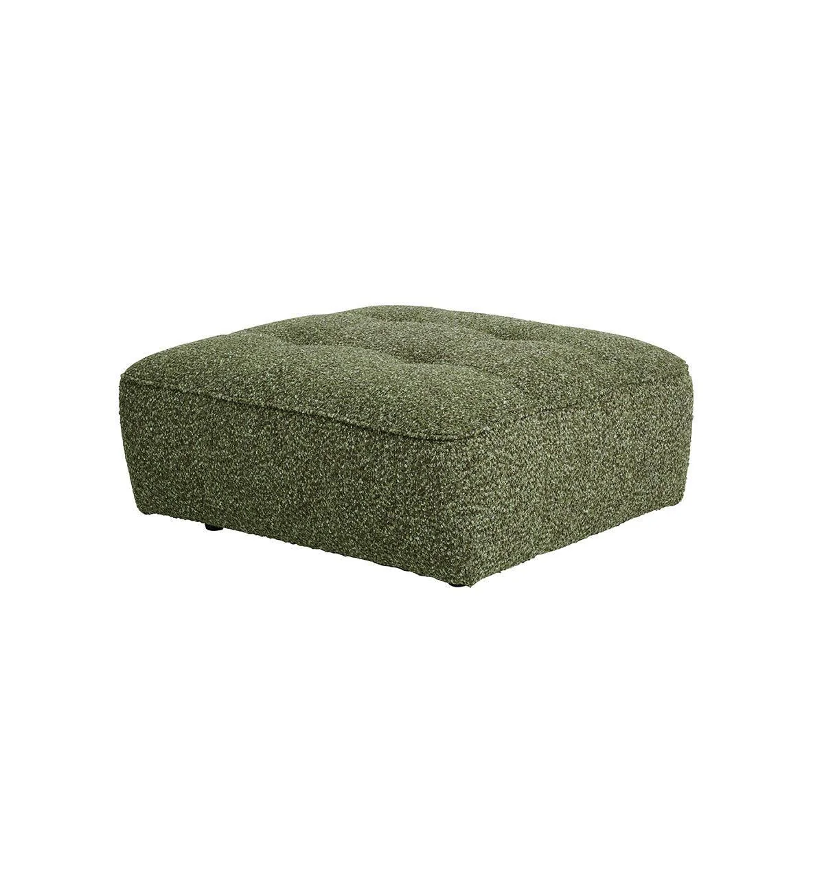 Roommate Sofa - Square Ottoman In Forest - Image 2