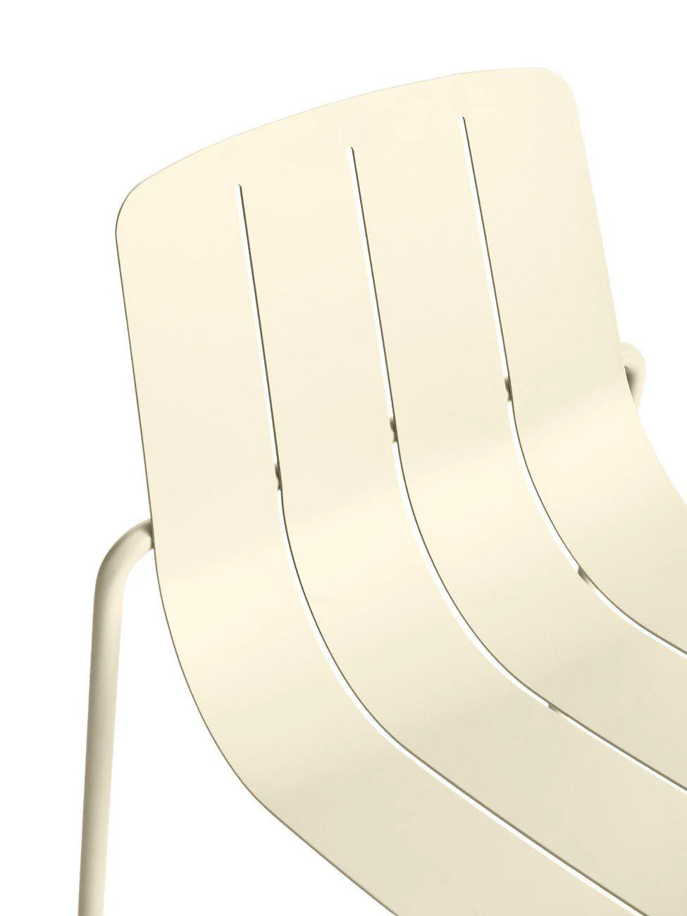 Slim Dining Chair In Ecru - Image 4