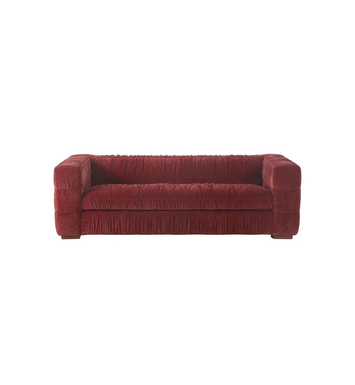 Slouch Sofa In Raspberry