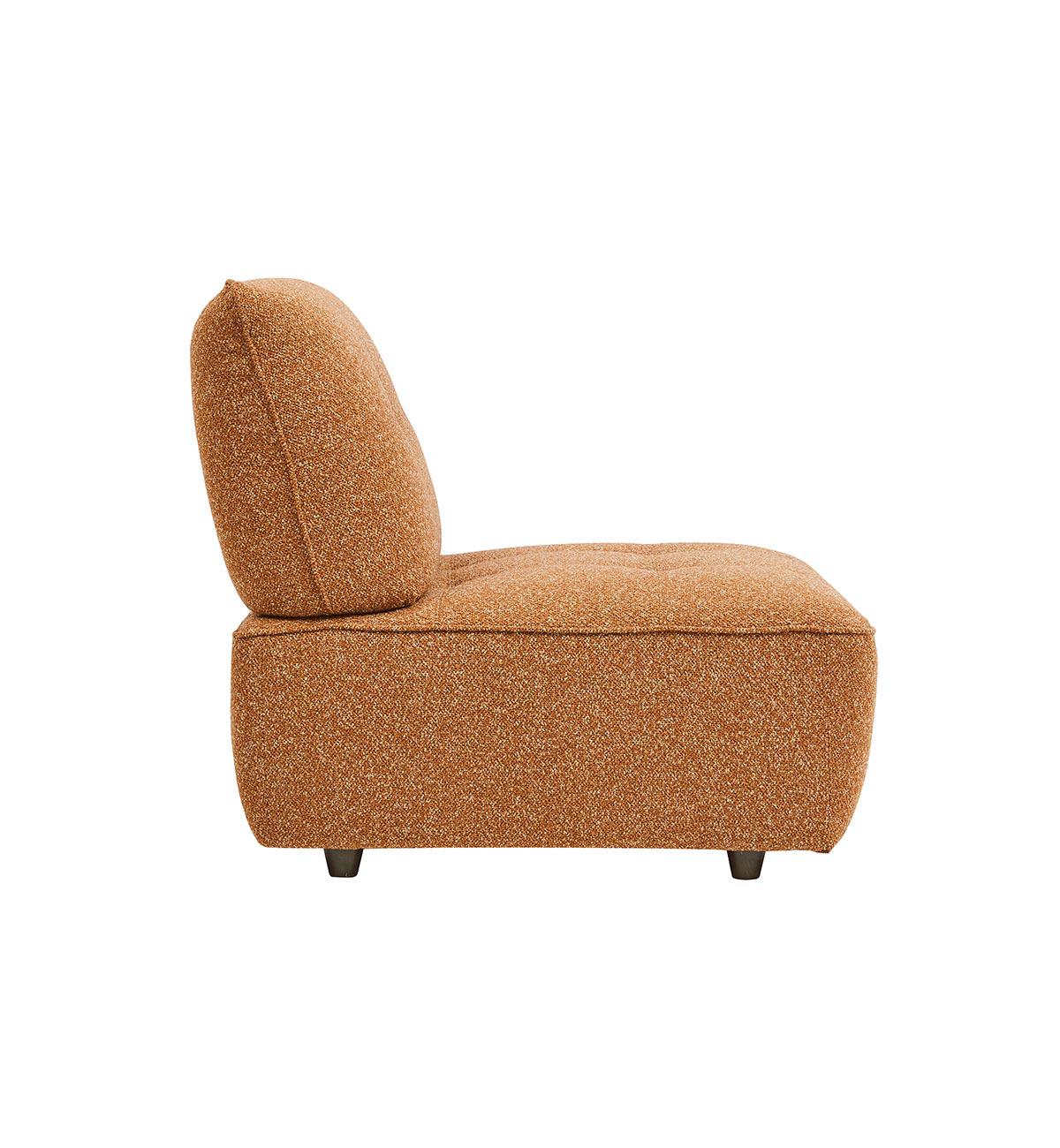 Roommate Sofa - Armless Chair In Ginger - Image 10