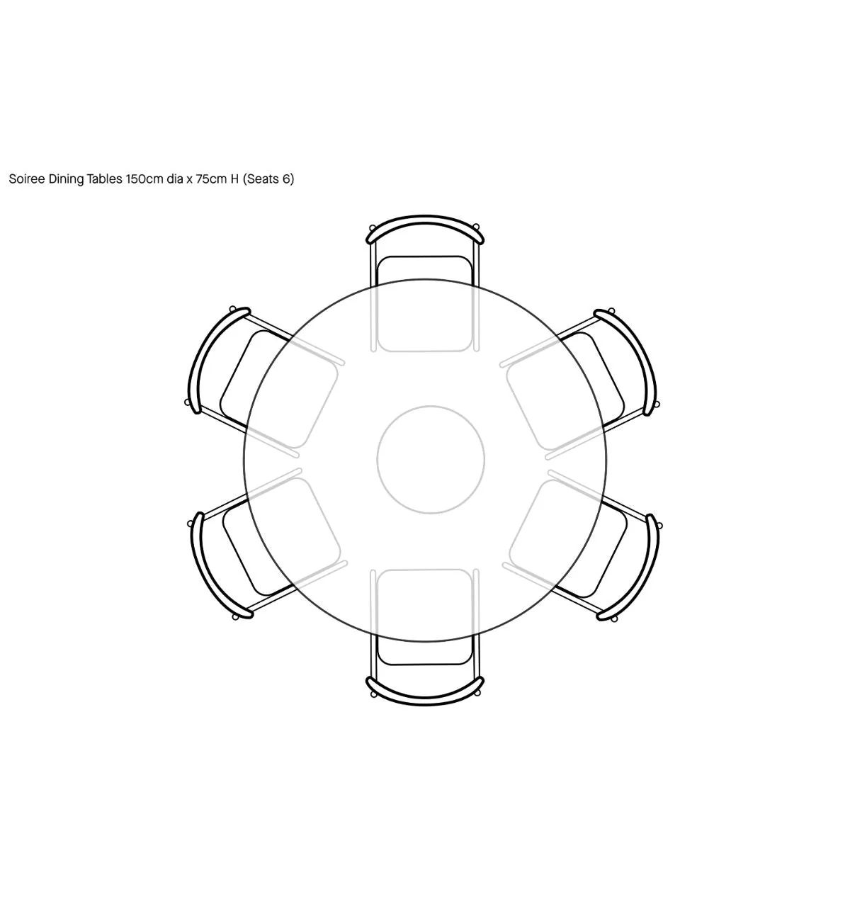 Soiree Dining Table In Putty - Image 7