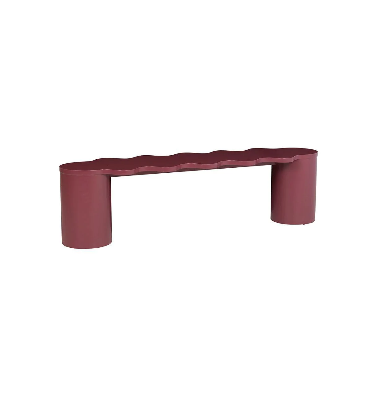Squiggle Bench In Berry - Image 5