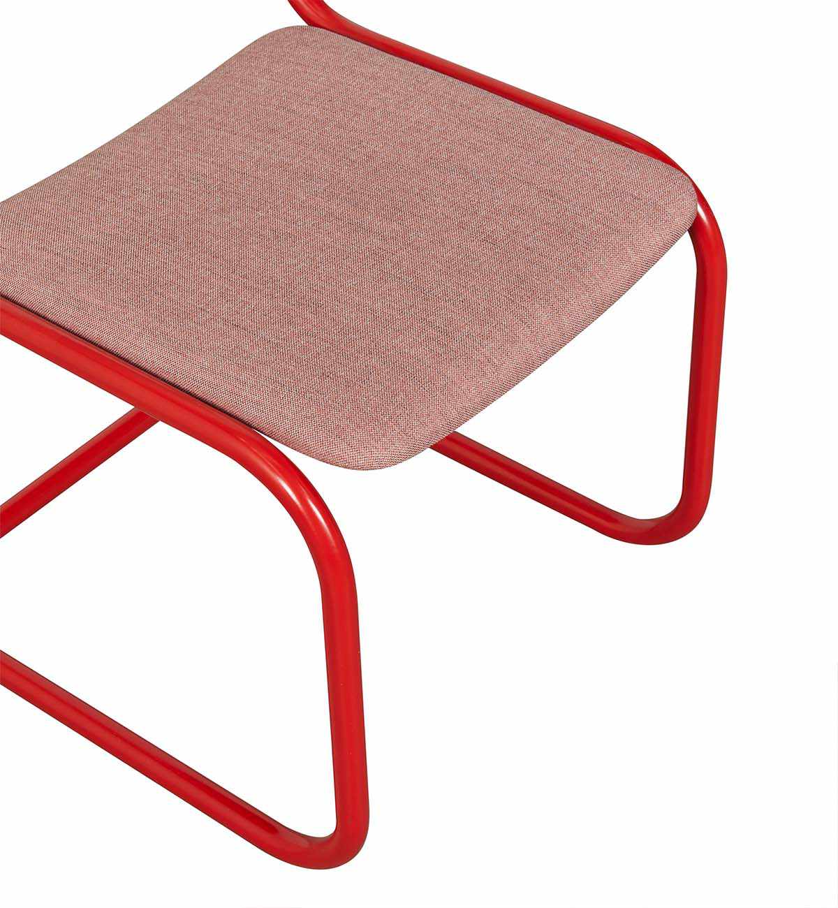 Strut Dining Chair In Rose - Image 10