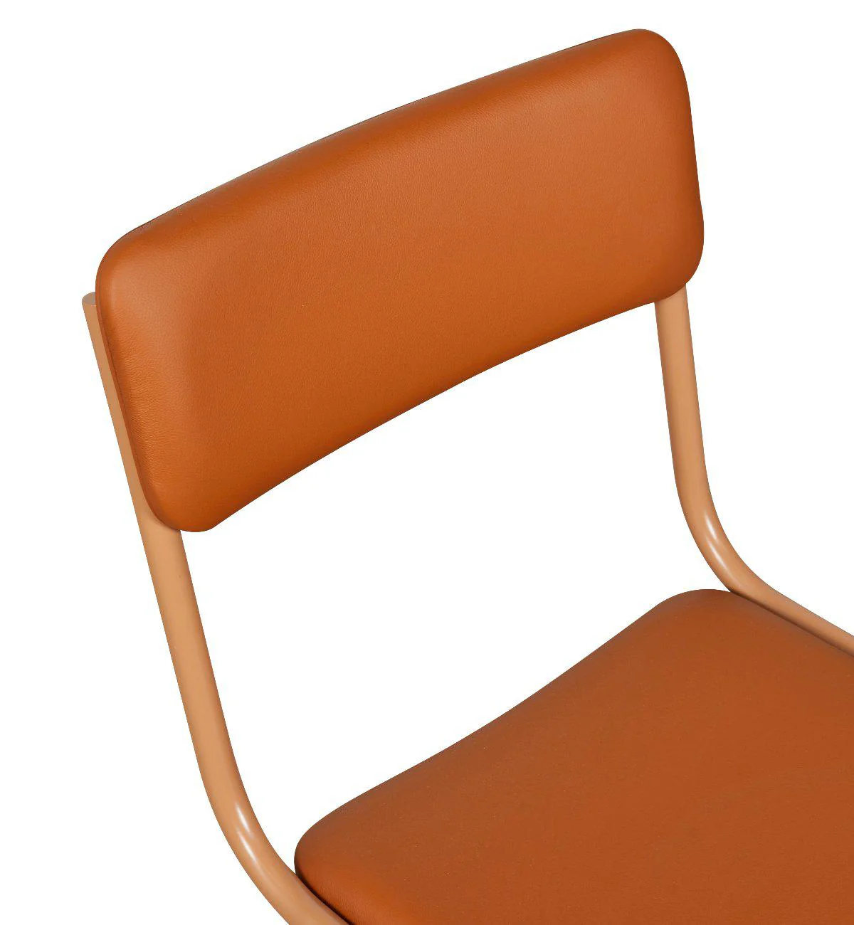 Strut Dining Chair In Tan Leather - Image 11