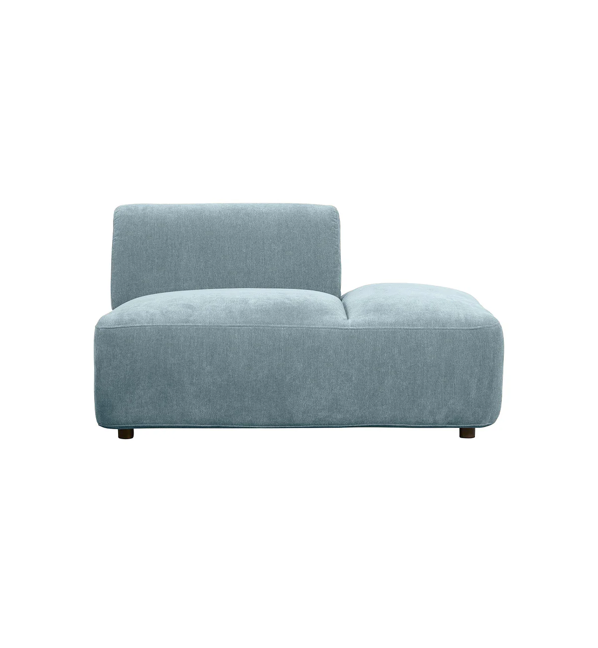Sunday Sofa - 4 Piece L-Shape LHF with Open End in Powder Blue - Image 6