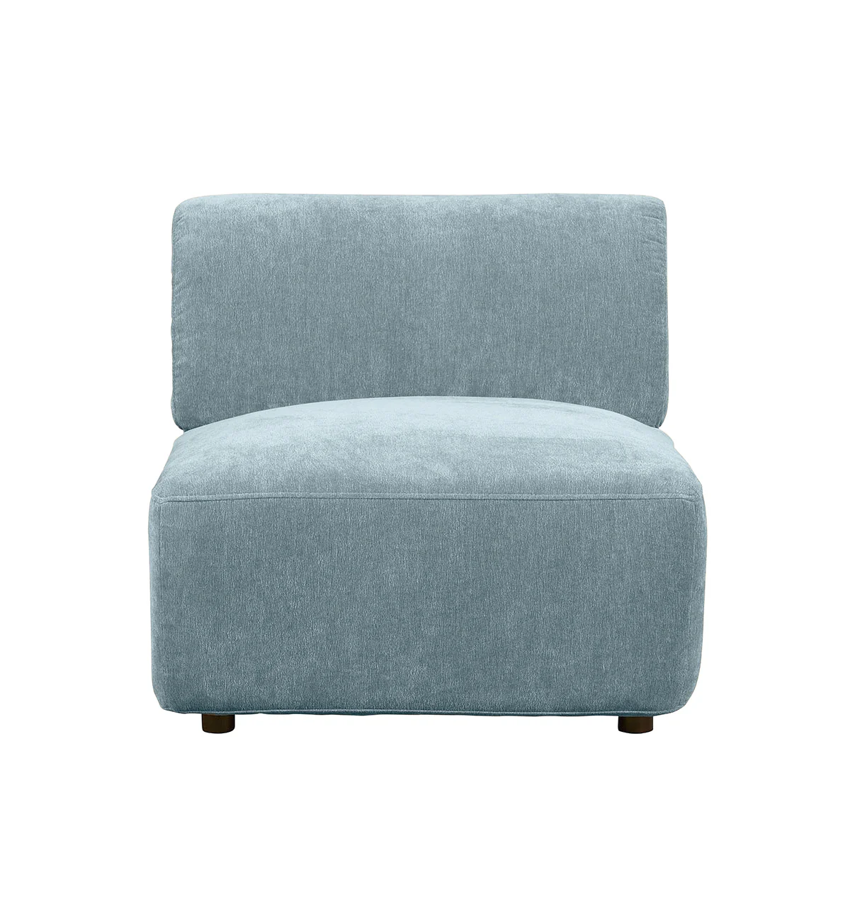 Sunday Sofa - 4 Piece L-Shape LHF with Open End in Powder Blue - Image 5