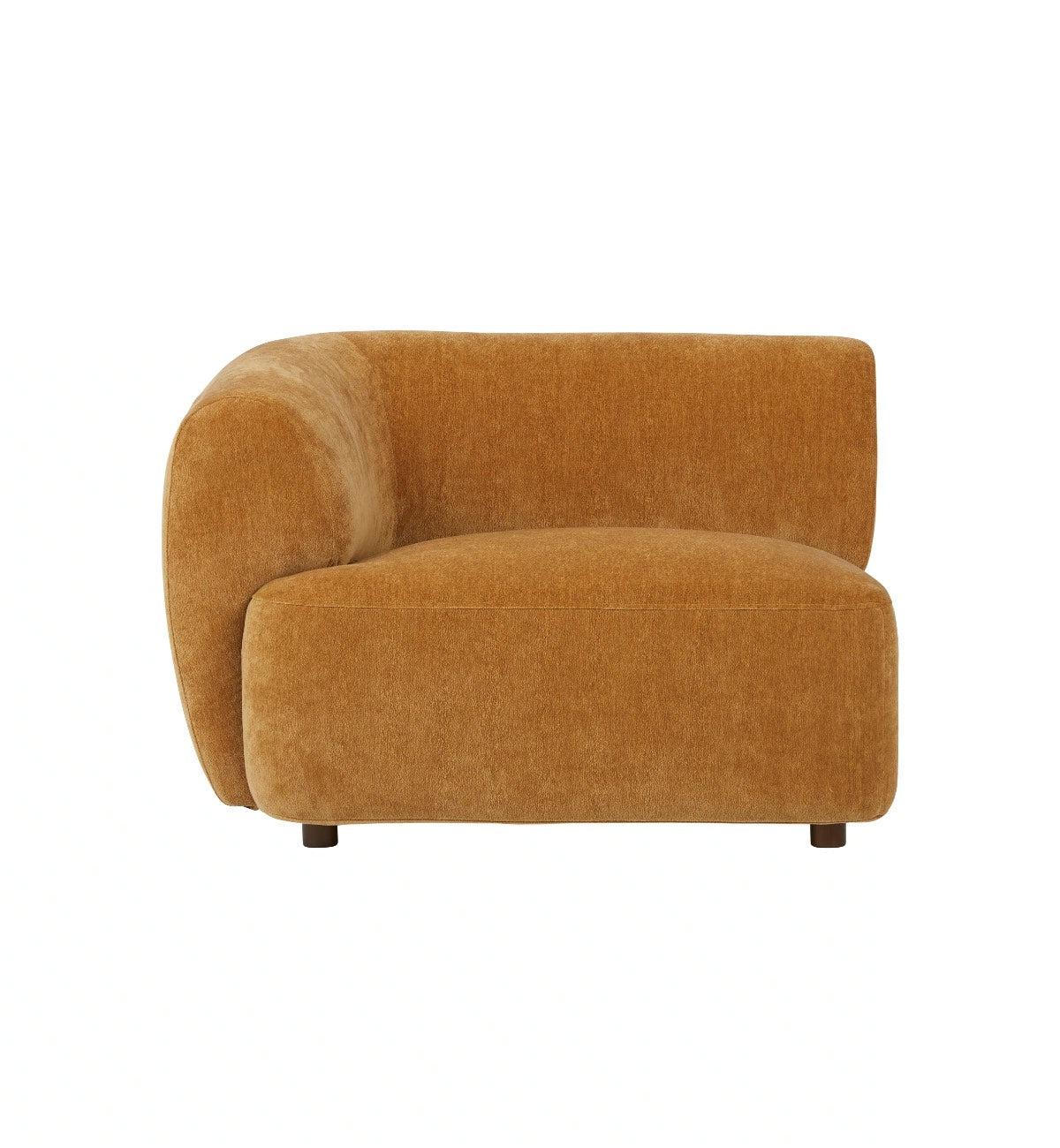 Sunday Sofa Curved 4-Seater In Whisky - Image 3
