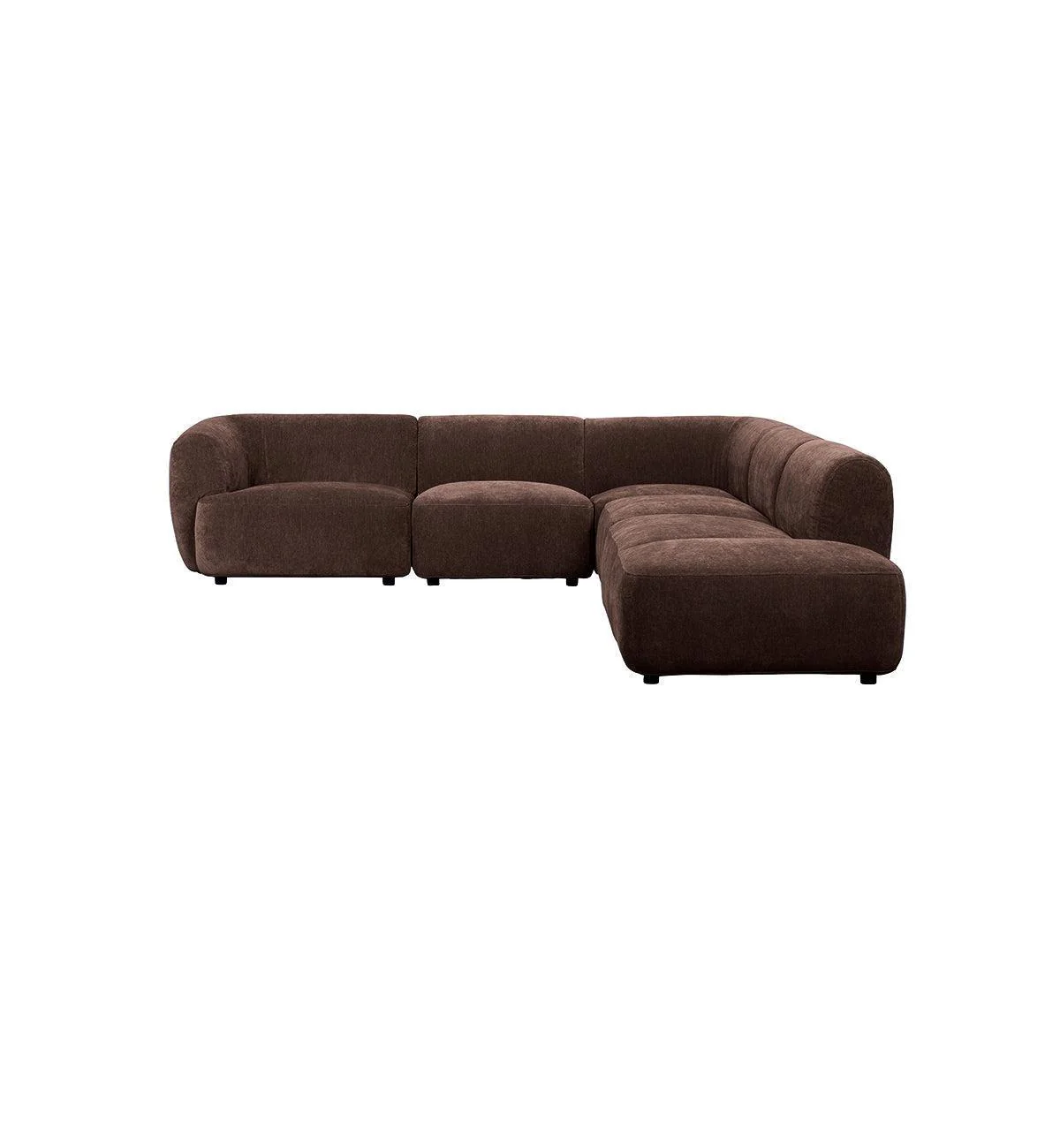 Sunday Sofa - 5 Piece L-shape RHF in Espresso