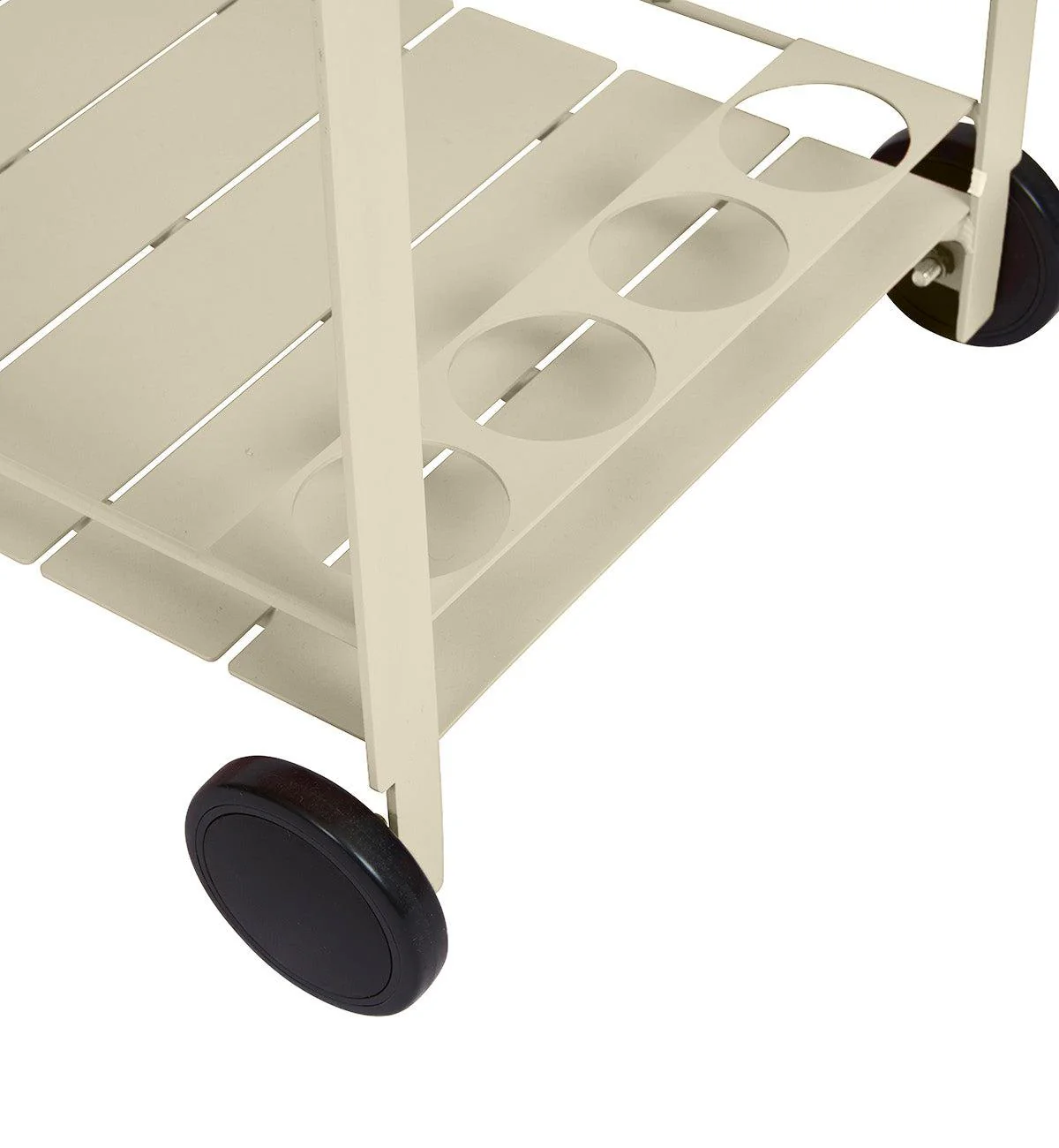 Sundowner Bar Cart in Ecru - Image 4
