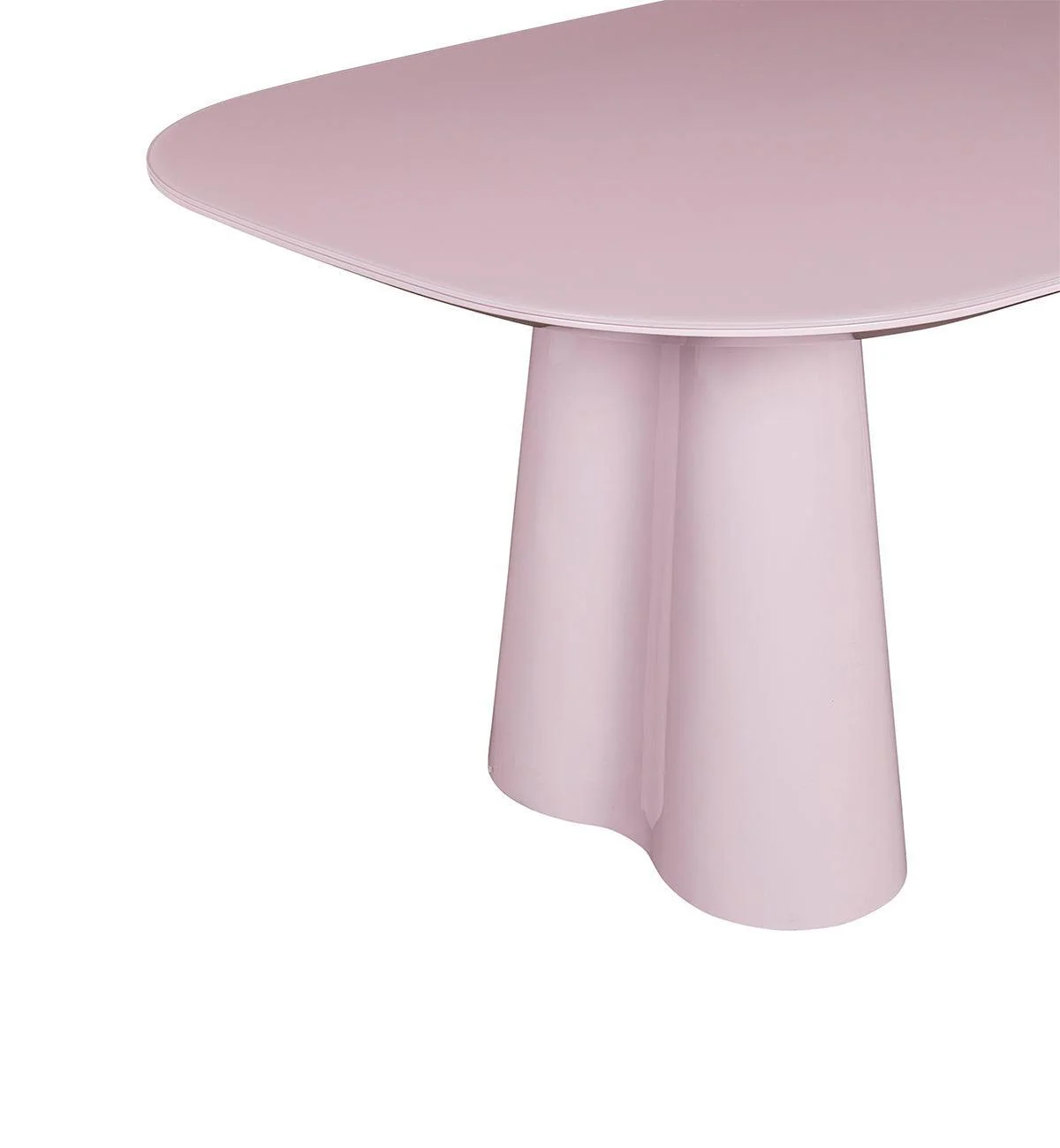 Supper Club Glossy Rectangular Dining Table in Sweetpea - 240cm - Image 5