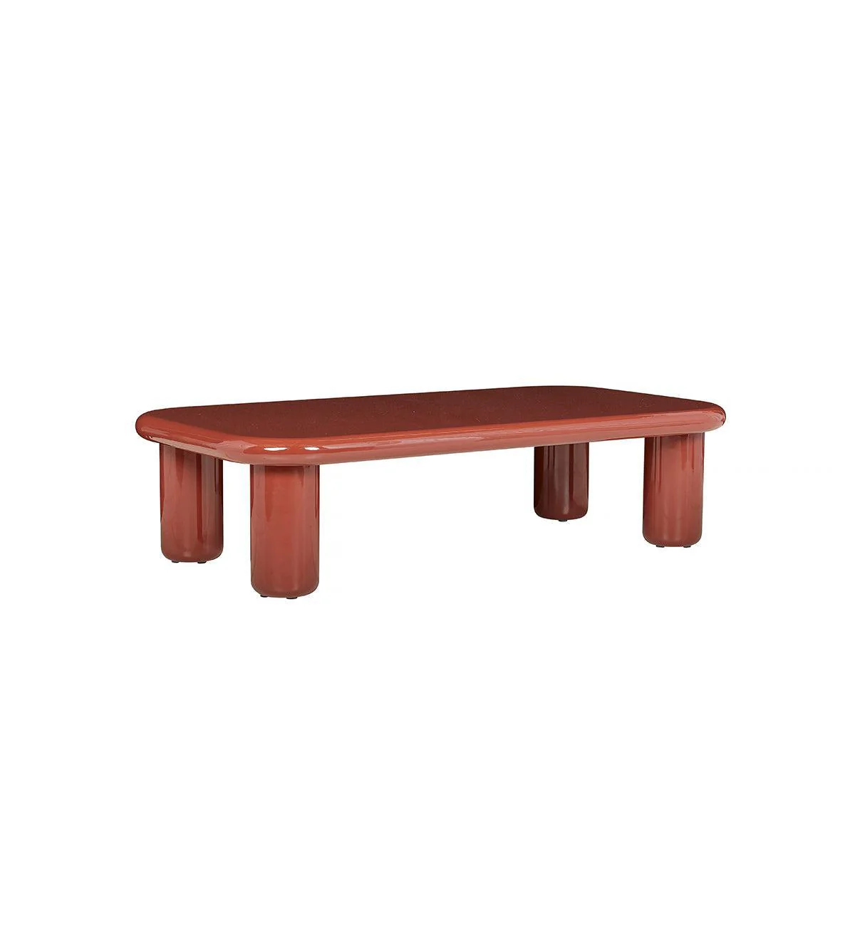 Tiggi Glossy Coffee Table In Spice - Image 4