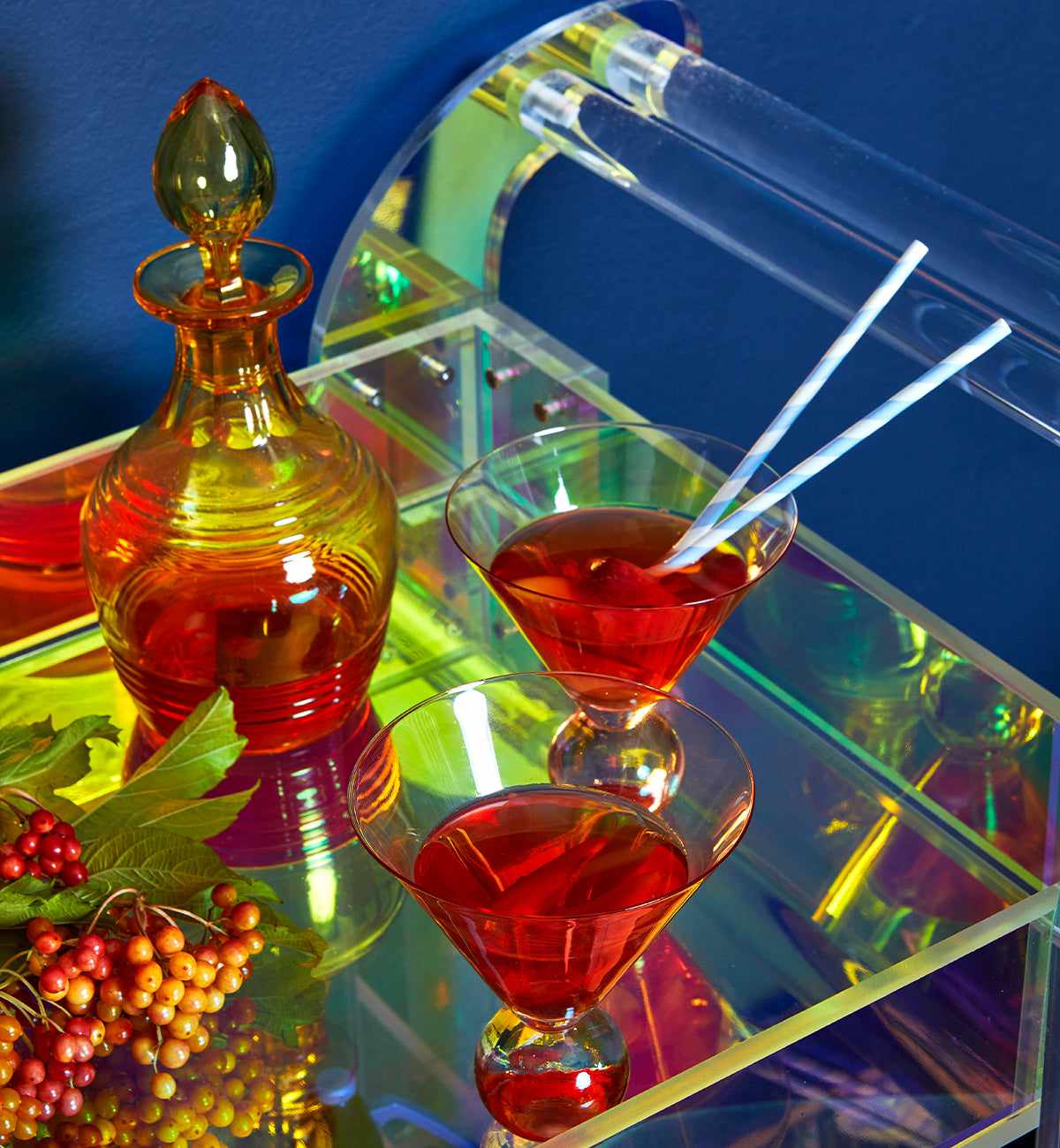 Wild Child Acrylic Bar Cart - Image 8
