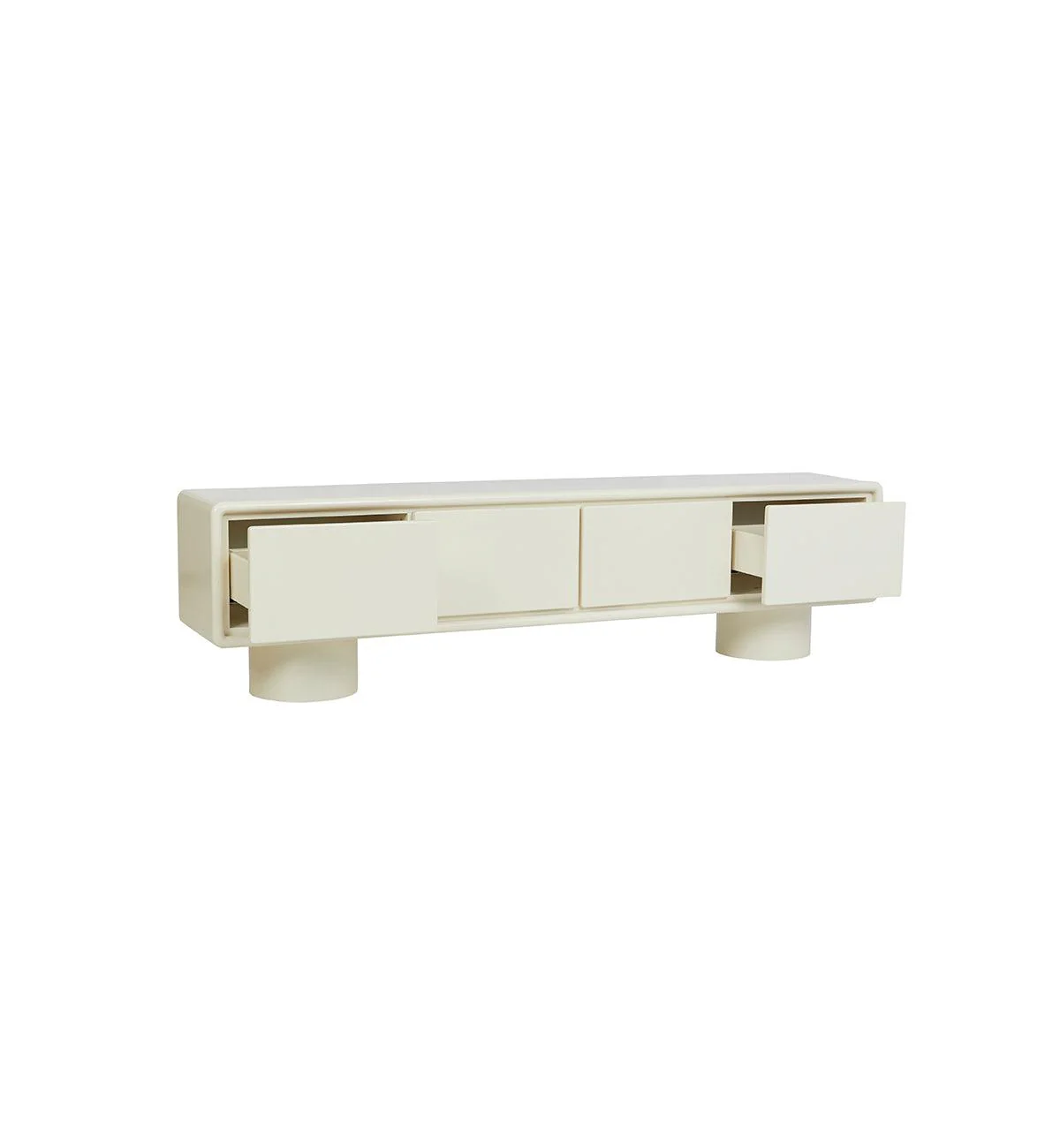 Wilma Low Sideboard in Ivory - Image 5