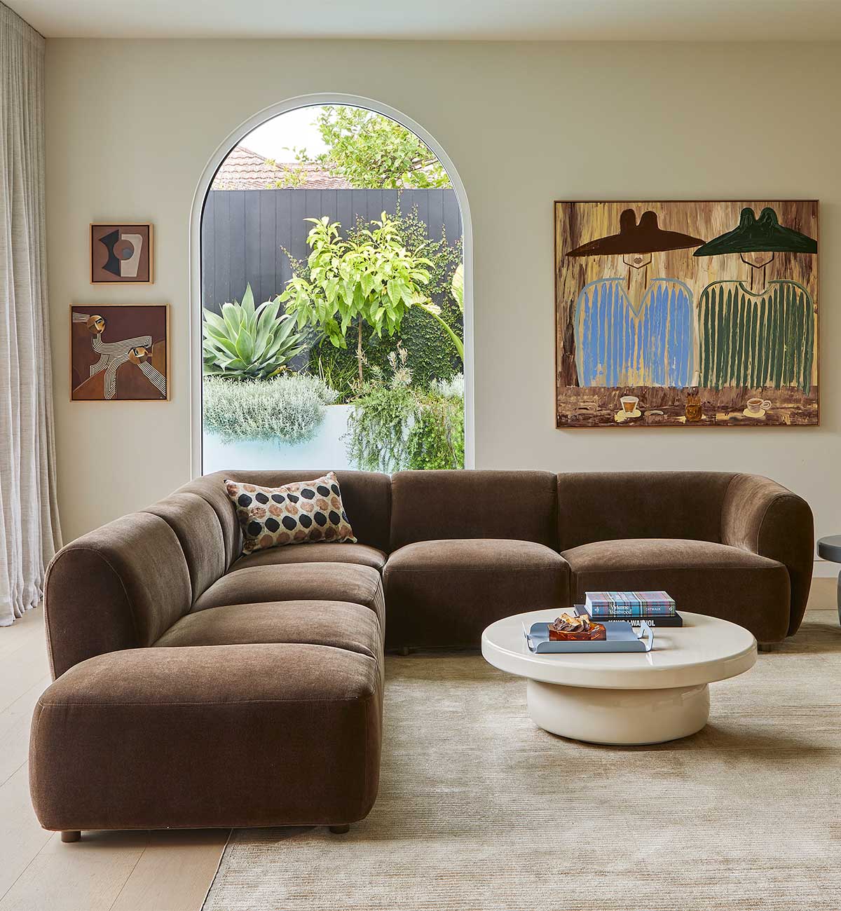 Sunday Sofa - 5 Piece L-shape RHF in Espresso - Image 2
