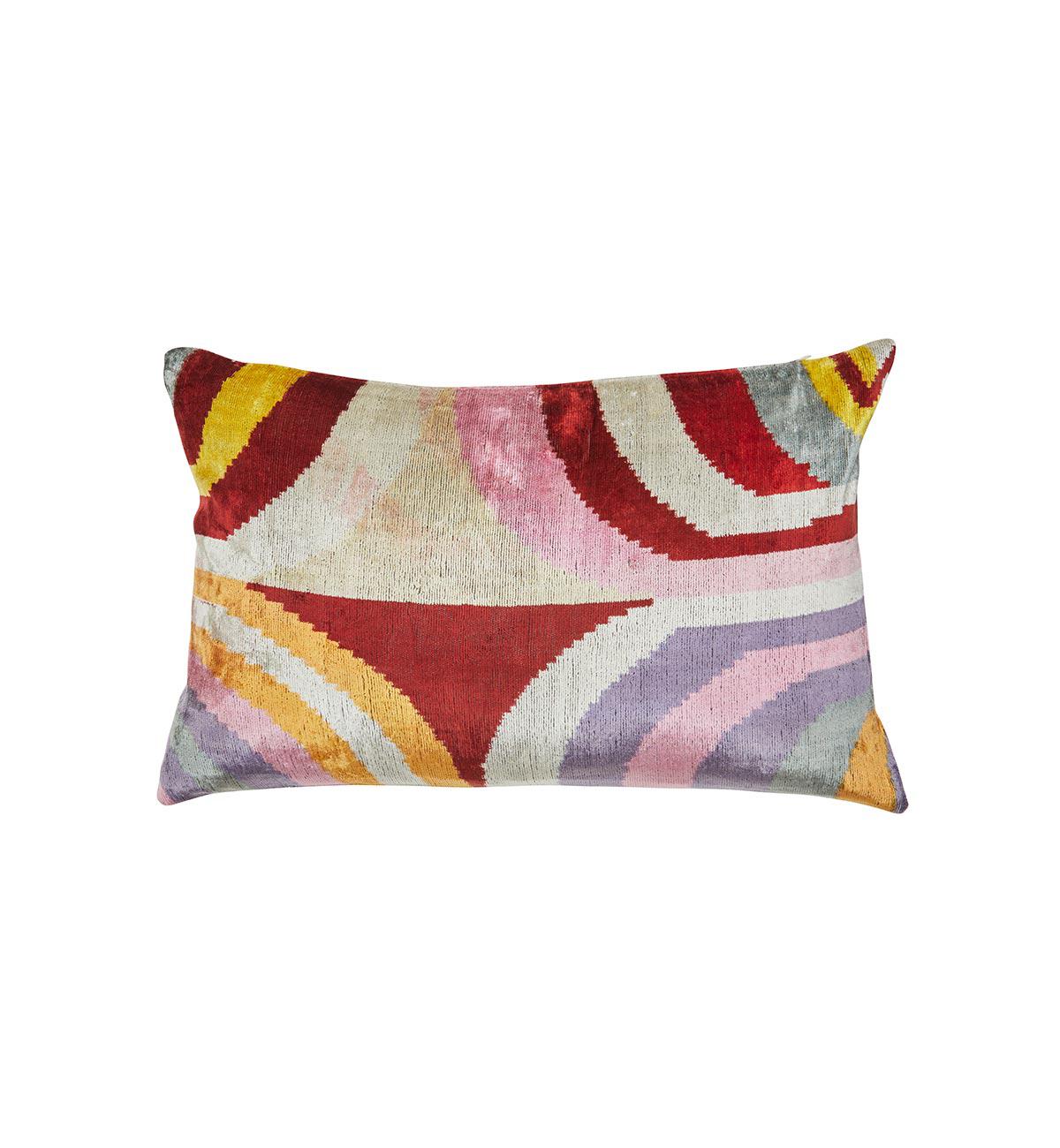 Zulta Cushion In Retro Rainbow